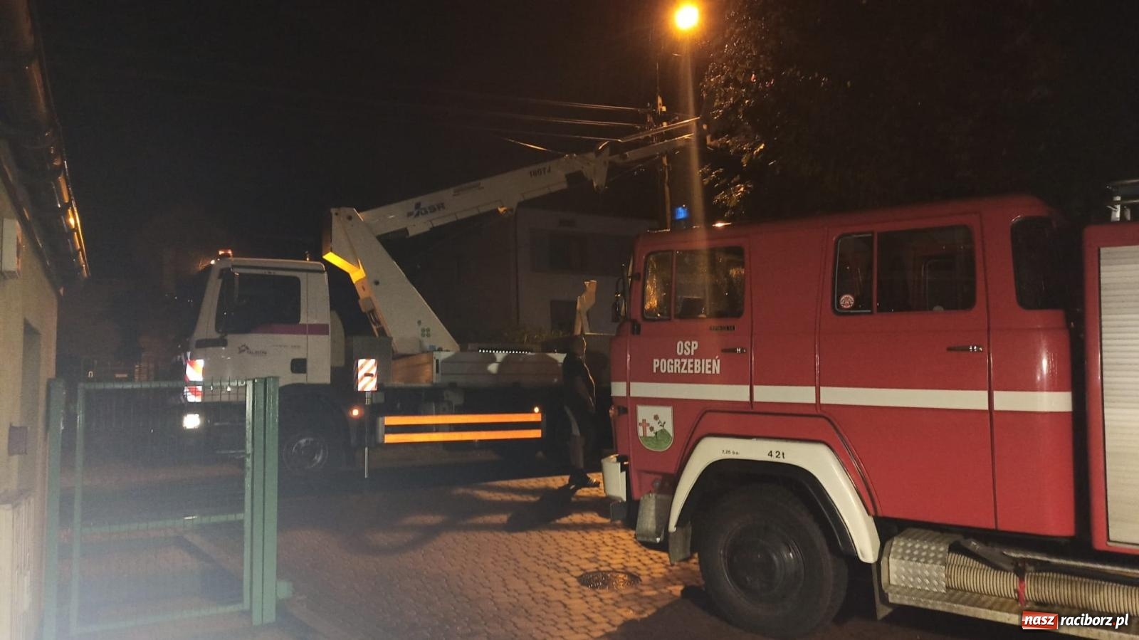 Zdjęcie w galerii na portalu naszraciborz.pl: Strażacy w akcji za hotelem przy Bosackiej [FOTO] wiadomości z regionu