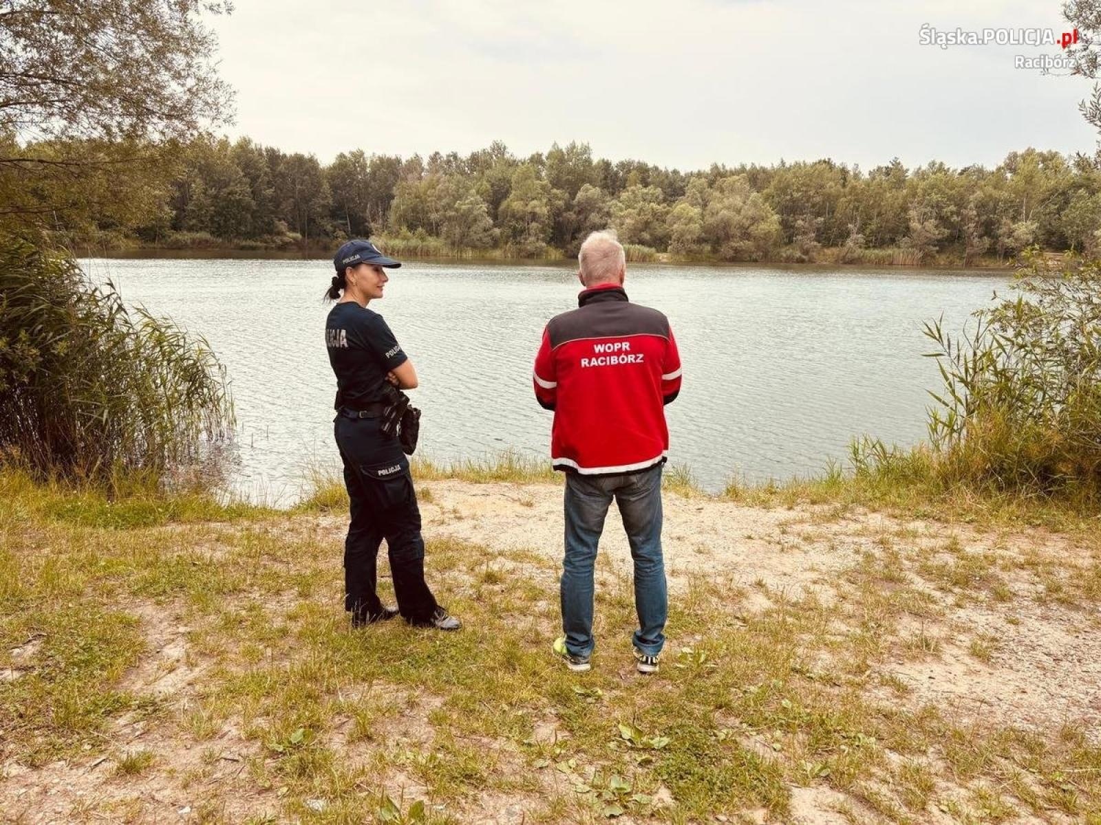 Zdjęcie w galerii na portalu naszraciborz.pl: Policja i WOPR kontrolują zbiorniki. Nad wodą najważniejsze jest bezpieczeństwo wiadomości z regionu
