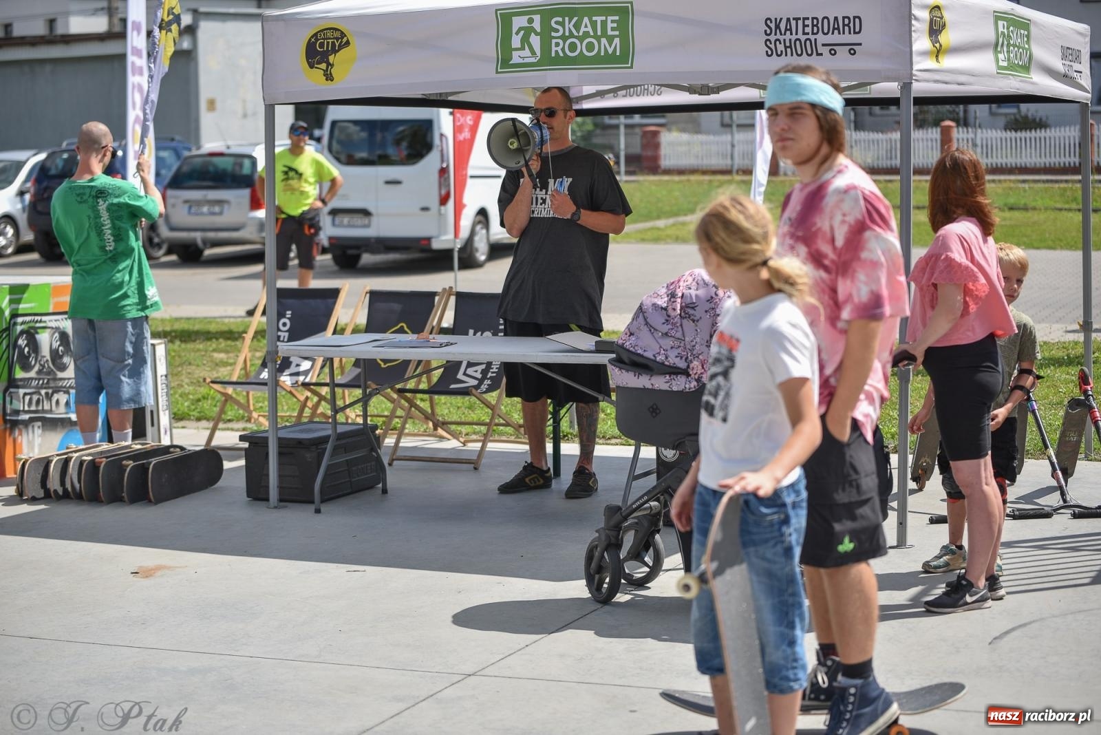 Zdjęcie w galerii na portalu naszraciborz.pl: Skatepark w Raciborzu zmodernizowany: Wakacyjne warsztaty Extreme City wiadomości z regionu