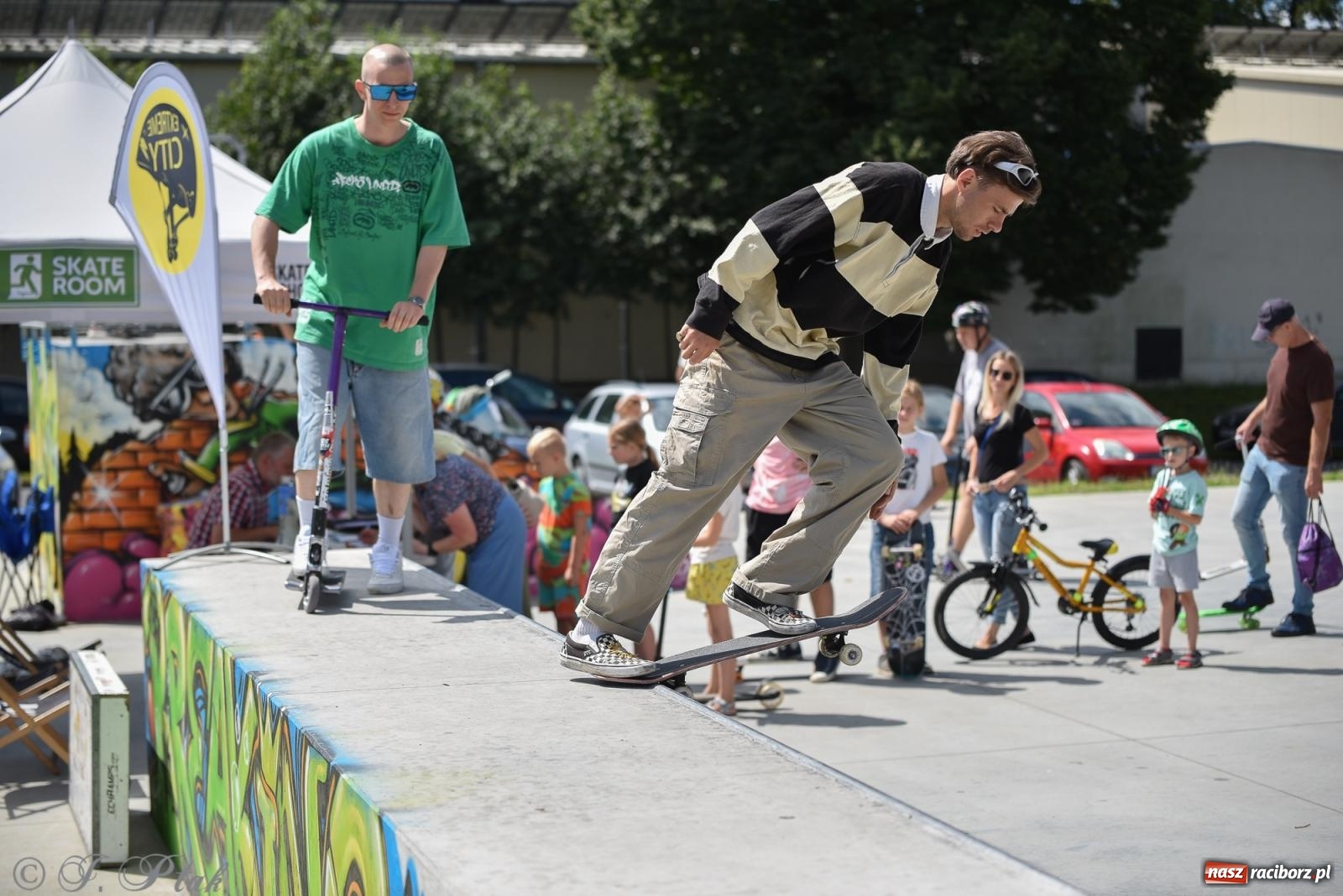 Zdjęcie w galerii na portalu naszraciborz.pl: Skatepark w Raciborzu zmodernizowany: Wakacyjne warsztaty Extreme City wiadomości z regionu