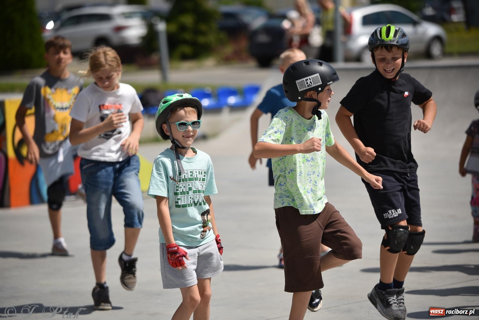 Zdjęcie w galerii na portalu naszraciborz.pl: Skatepark w Raciborzu zmodernizowany: Wakacyjne warsztaty Extreme City wiadomości z regionu