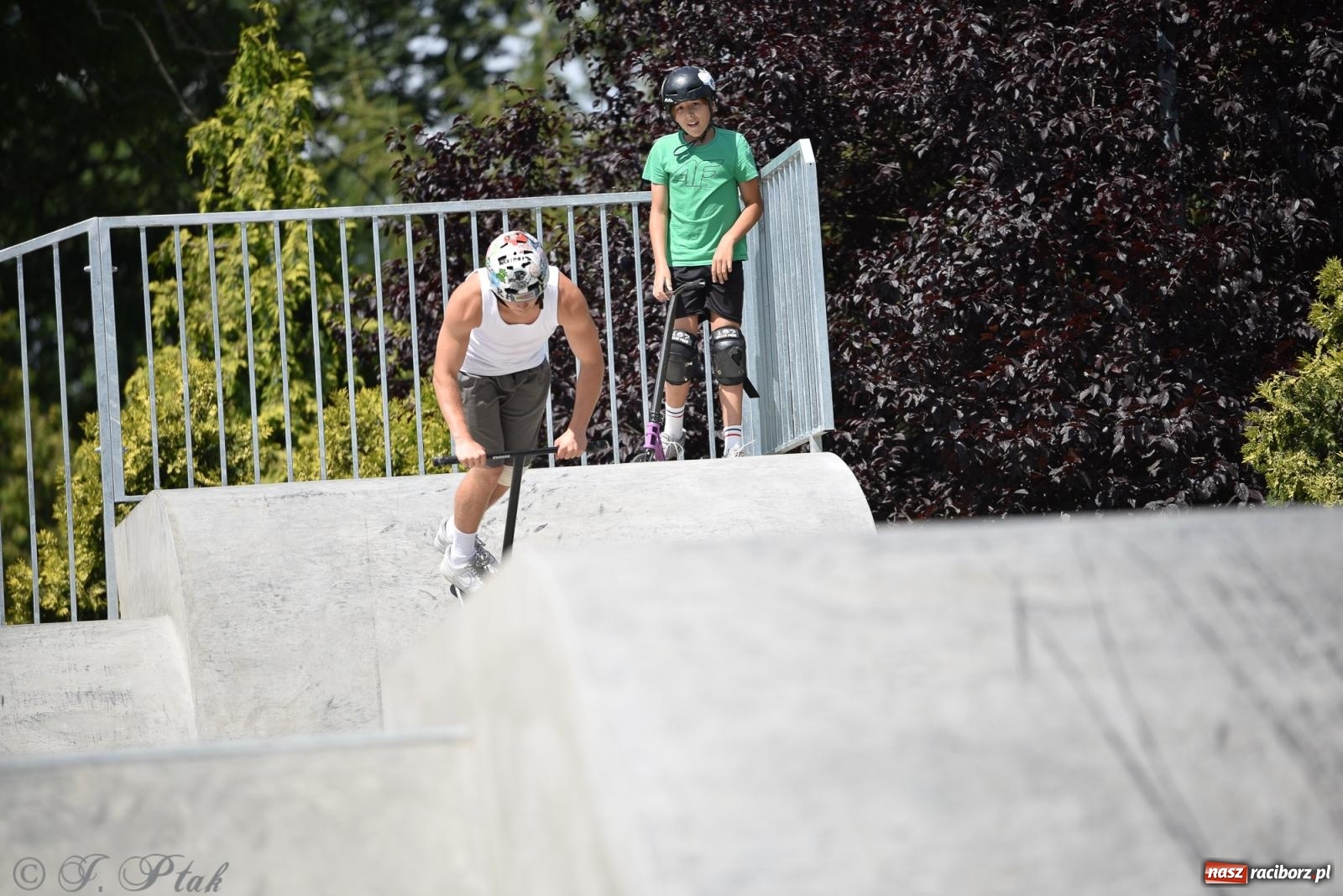 Zdjęcie w galerii na portalu naszraciborz.pl: Skatepark w Raciborzu zmodernizowany: Wakacyjne warsztaty Extreme City wiadomości z regionu
