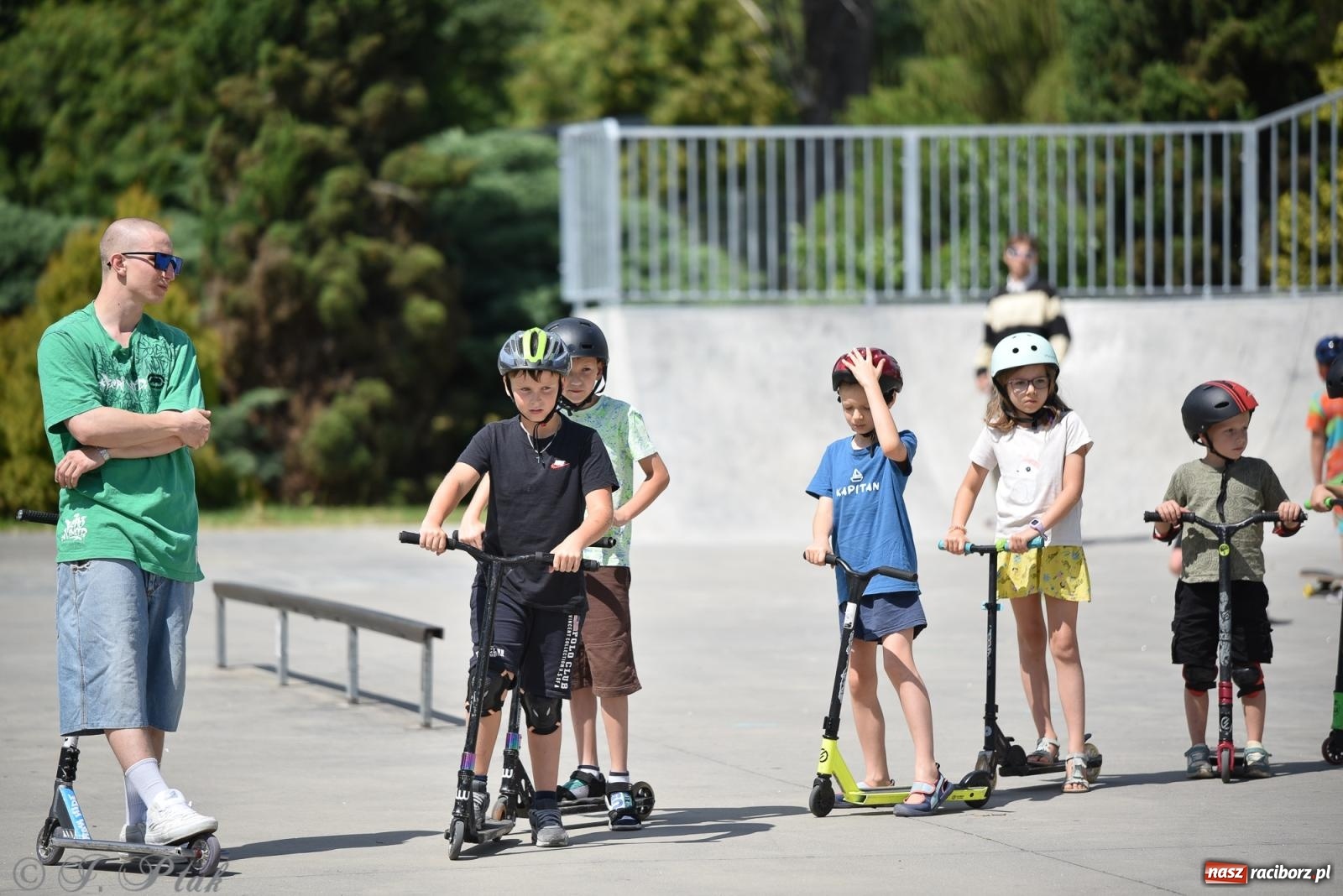 Zdjęcie w galerii na portalu naszraciborz.pl: Skatepark w Raciborzu zmodernizowany: Wakacyjne warsztaty Extreme City wiadomości z regionu