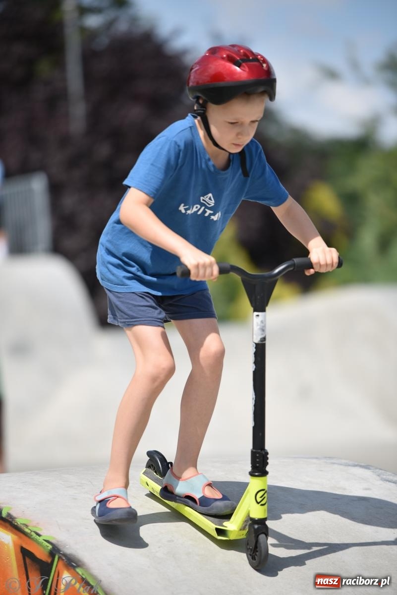 Zdjęcie w galerii na portalu naszraciborz.pl: Skatepark w Raciborzu zmodernizowany: Wakacyjne warsztaty Extreme City wiadomości z regionu
