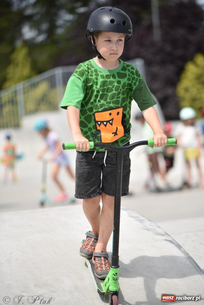 Zdjęcie w galerii na portalu naszraciborz.pl: Skatepark w Raciborzu zmodernizowany: Wakacyjne warsztaty Extreme City wiadomości z regionu