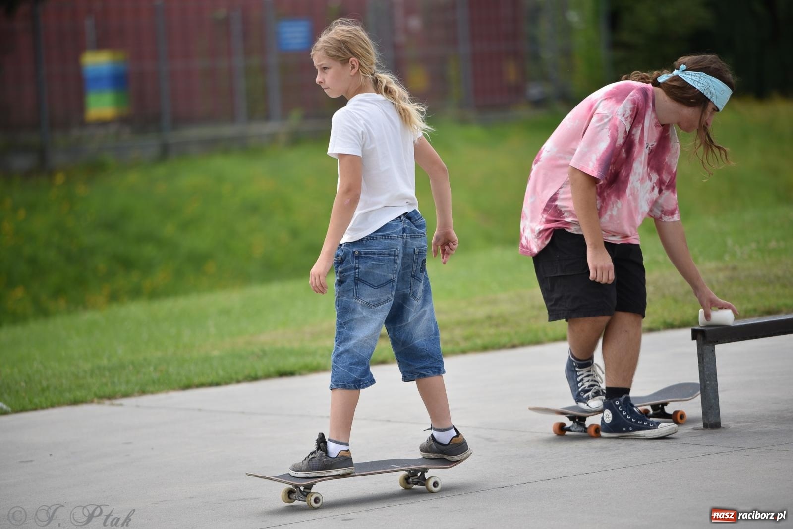 Zdjęcie w galerii na portalu naszraciborz.pl: Skatepark w Raciborzu zmodernizowany: Wakacyjne warsztaty Extreme City wiadomości z regionu