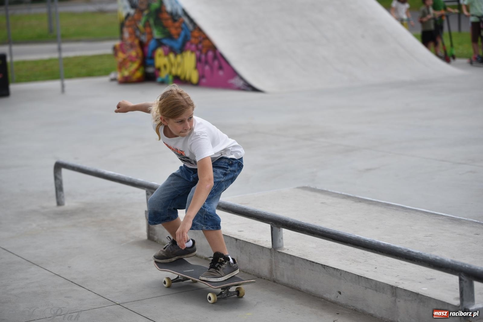 Zdjęcie w galerii na portalu naszraciborz.pl: Skatepark w Raciborzu zmodernizowany: Wakacyjne warsztaty Extreme City wiadomości z regionu