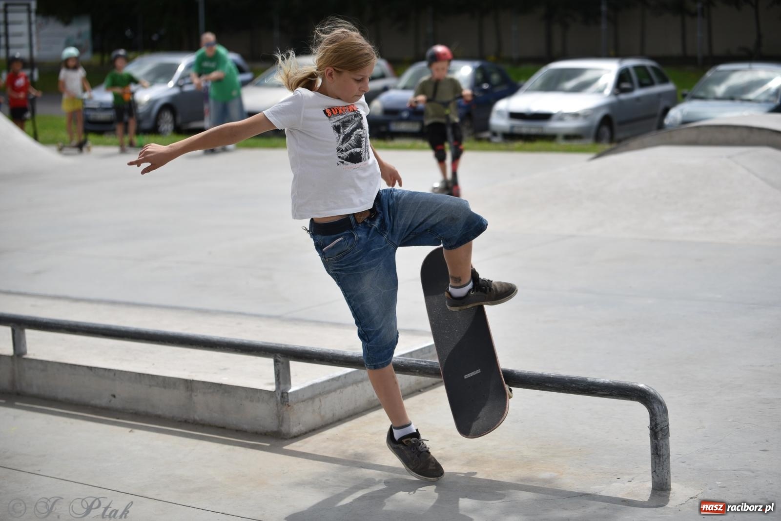 Zdjęcie w galerii na portalu naszraciborz.pl: Skatepark w Raciborzu zmodernizowany: Wakacyjne warsztaty Extreme City wiadomości z regionu