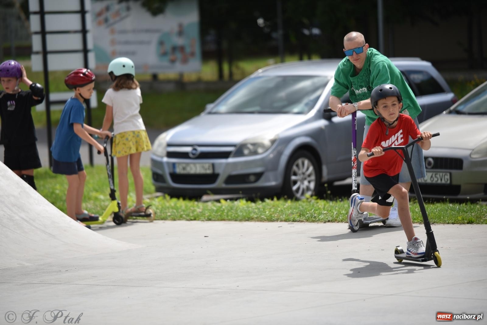 Zdjęcie w galerii na portalu naszraciborz.pl: Skatepark w Raciborzu zmodernizowany: Wakacyjne warsztaty Extreme City wiadomości z regionu