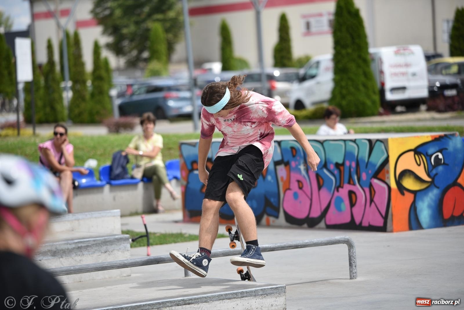 Zdjęcie w galerii na portalu naszraciborz.pl: Skatepark w Raciborzu zmodernizowany: Wakacyjne warsztaty Extreme City wiadomości z regionu