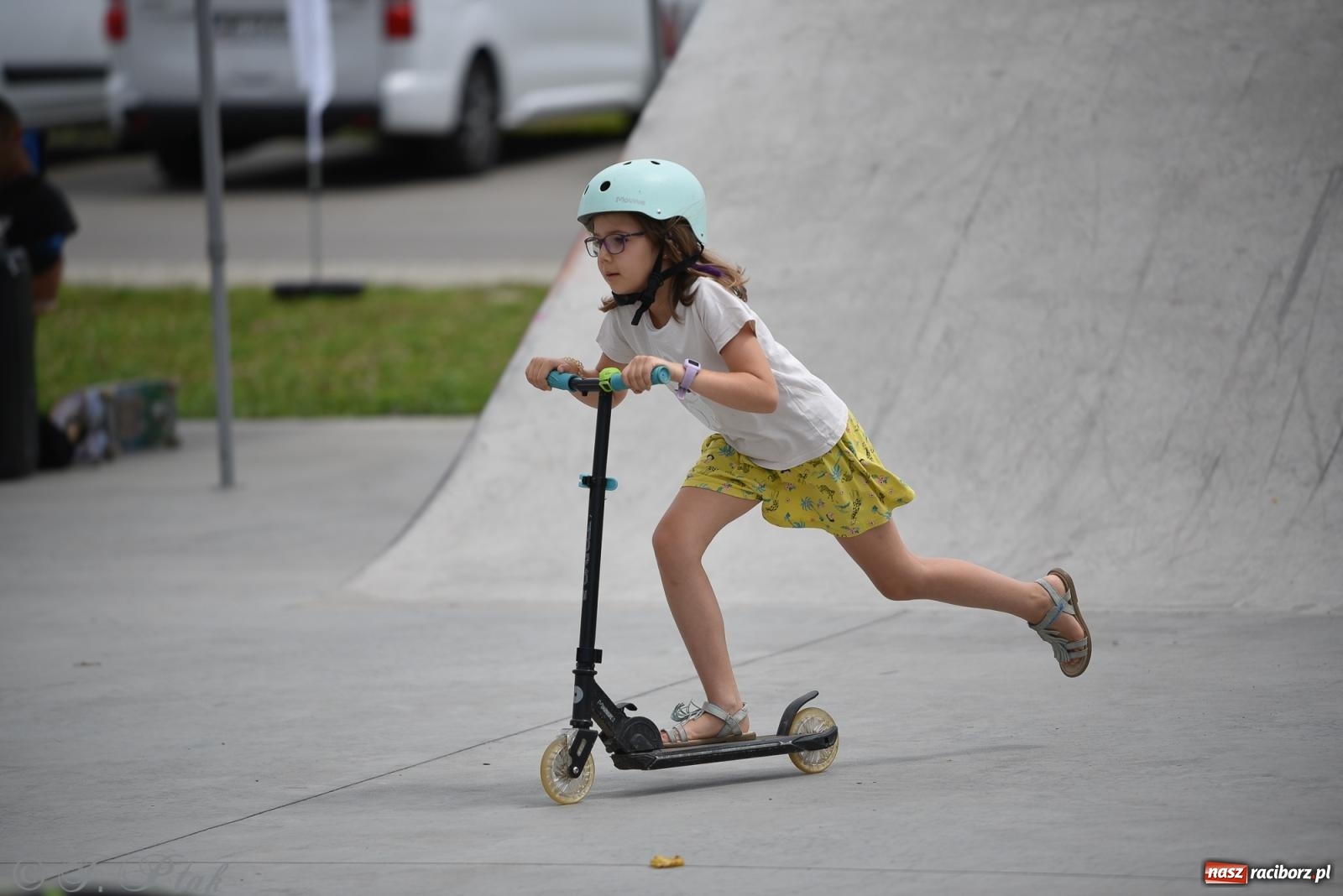 Zdjęcie w galerii na portalu naszraciborz.pl: Skatepark w Raciborzu zmodernizowany: Wakacyjne warsztaty Extreme City wiadomości z regionu