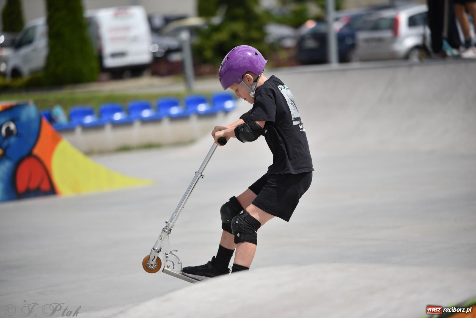 Zdjęcie w galerii na portalu naszraciborz.pl: Skatepark w Raciborzu zmodernizowany: Wakacyjne warsztaty Extreme City wiadomości z regionu