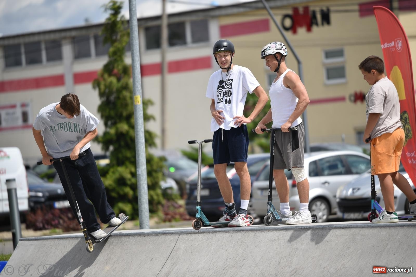 Zdjęcie w galerii na portalu naszraciborz.pl: Skatepark w Raciborzu zmodernizowany: Wakacyjne warsztaty Extreme City wiadomości z regionu