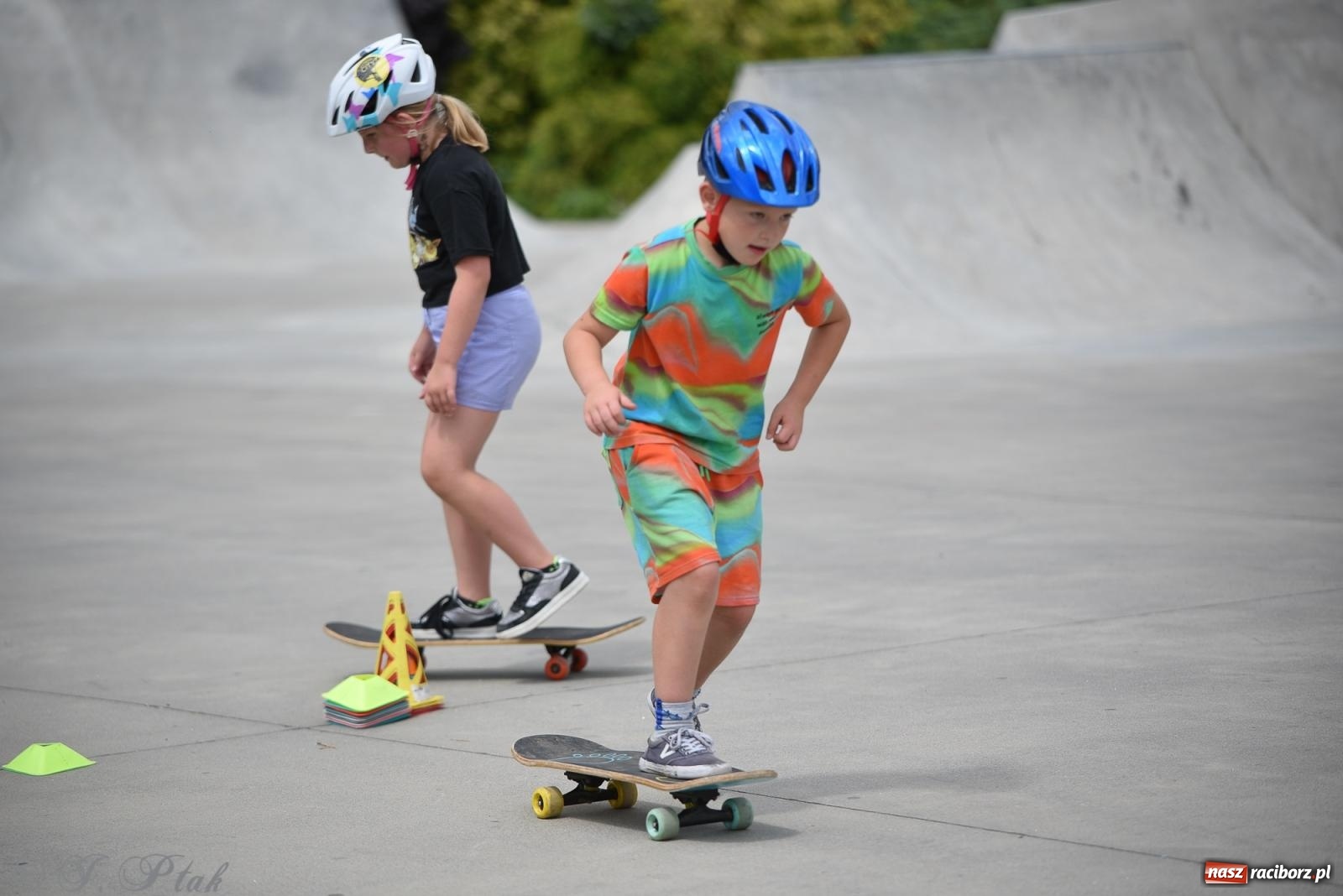 Zdjęcie w galerii na portalu naszraciborz.pl: Skatepark w Raciborzu zmodernizowany: Wakacyjne warsztaty Extreme City wiadomości z regionu