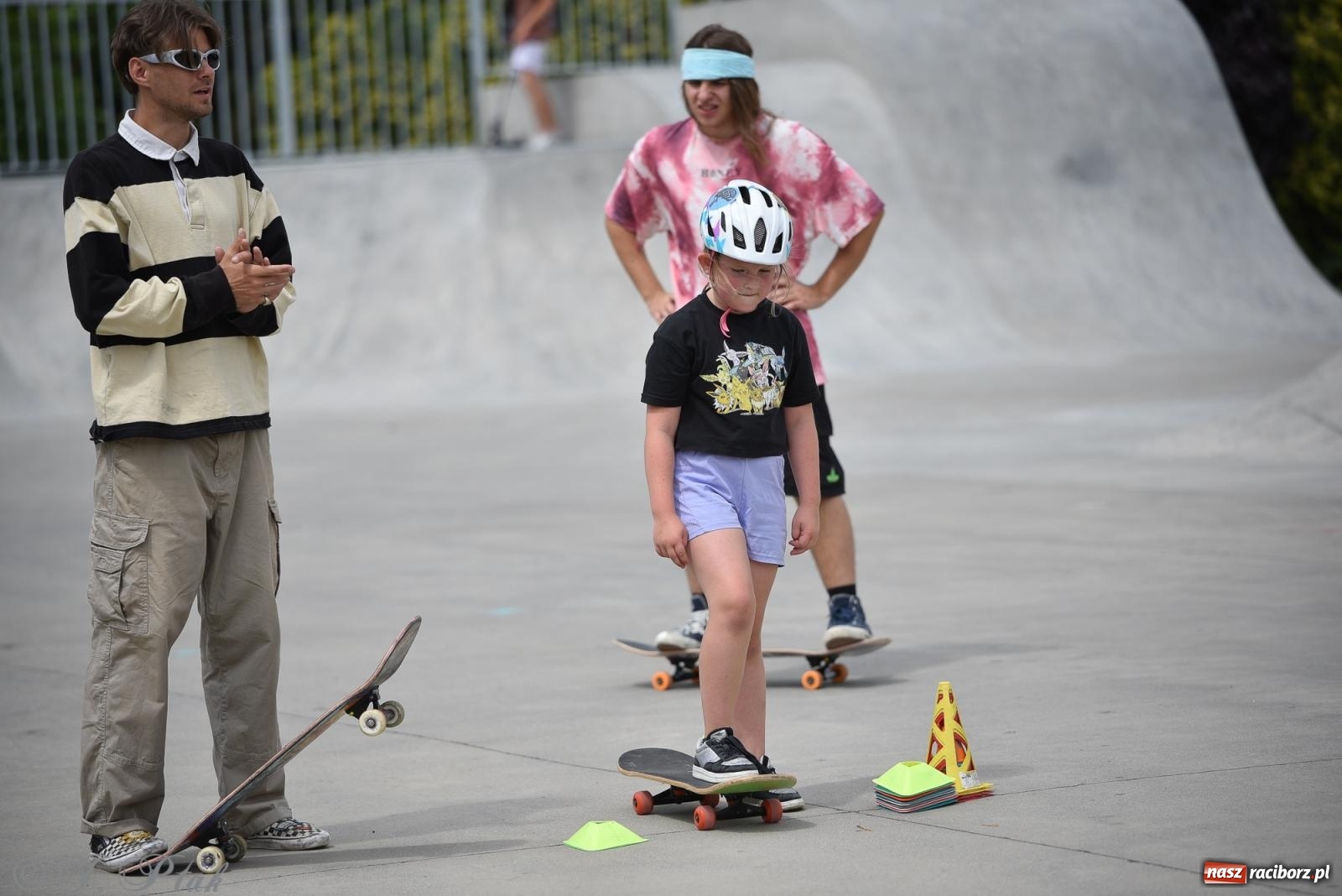 Zdjęcie w galerii na portalu naszraciborz.pl: Skatepark w Raciborzu zmodernizowany: Wakacyjne warsztaty Extreme City wiadomości z regionu