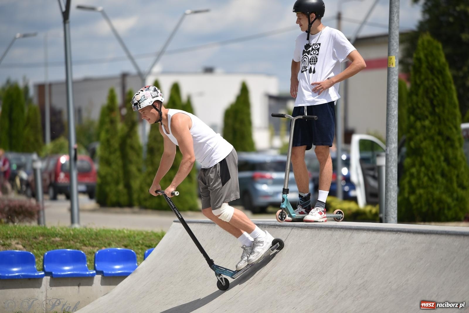 Zdjęcie w galerii na portalu naszraciborz.pl: Skatepark w Raciborzu zmodernizowany: Wakacyjne warsztaty Extreme City wiadomości z regionu