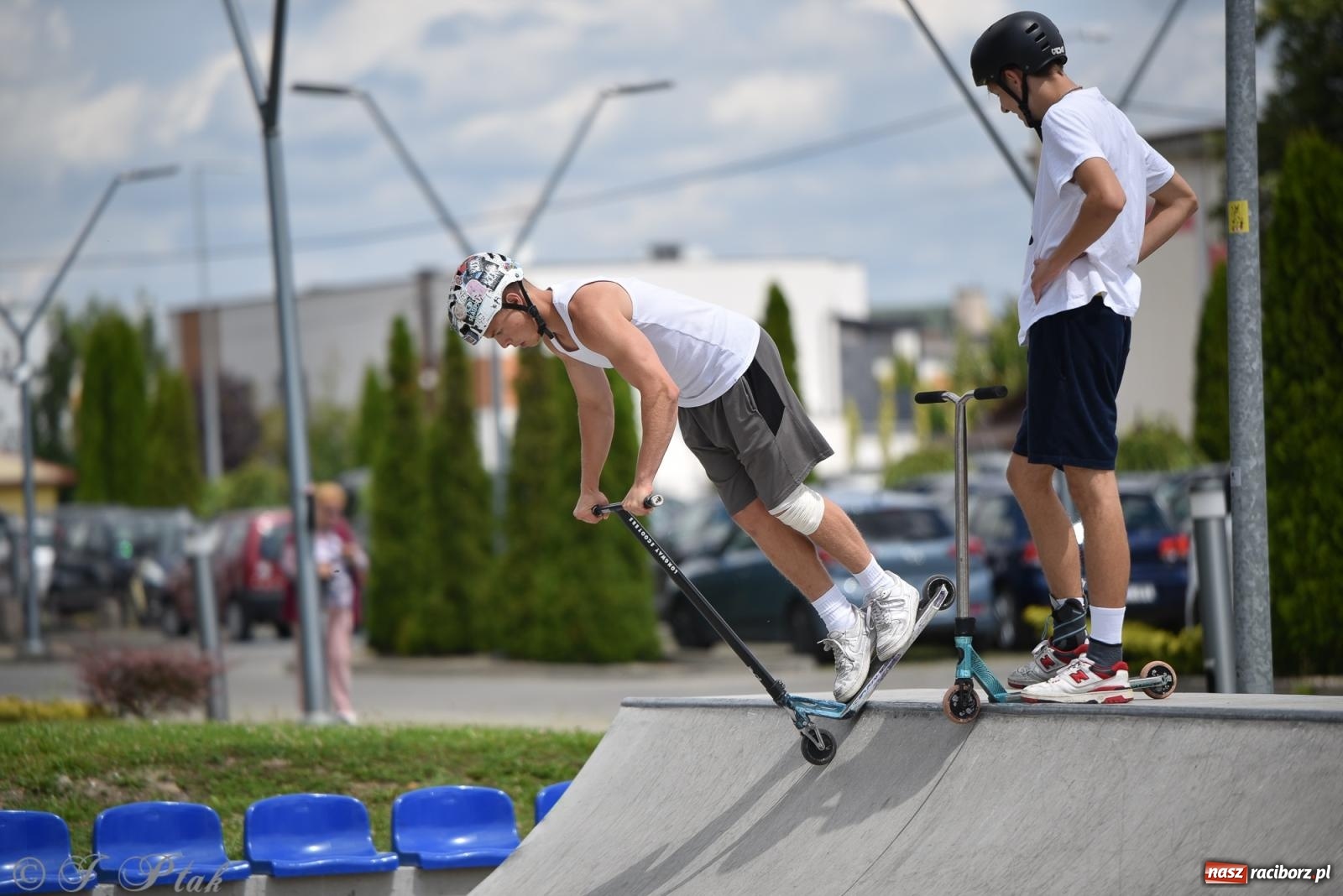 Zdjęcie w galerii na portalu naszraciborz.pl: Skatepark w Raciborzu zmodernizowany: Wakacyjne warsztaty Extreme City wiadomości z regionu