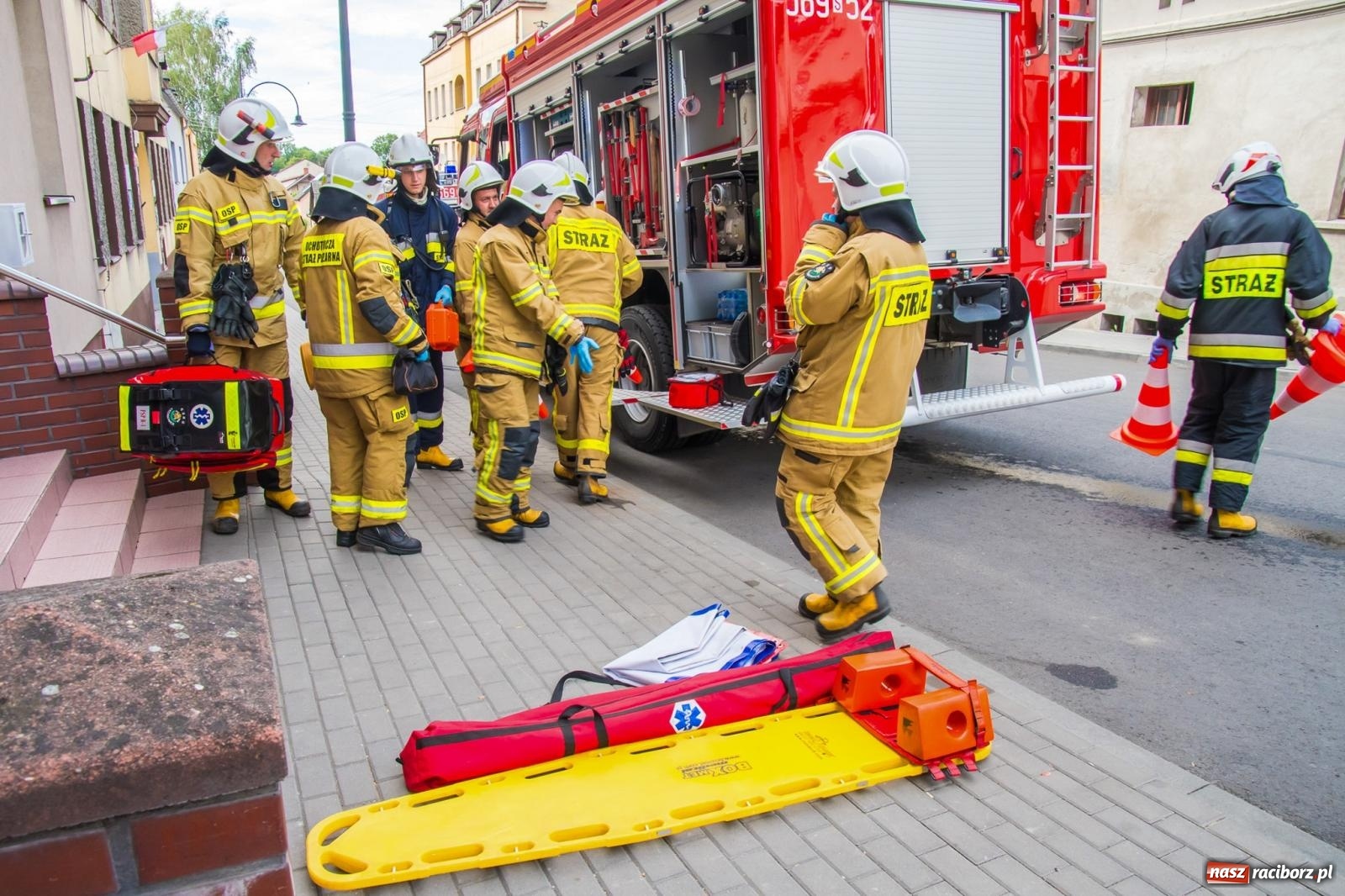 Zdjęcie w galerii na portalu naszraciborz.pl: Ćwiczenia strażackie w Krzanowicach. Świętowanie 135-lecia miejscowej OSP wiadomości z regionu