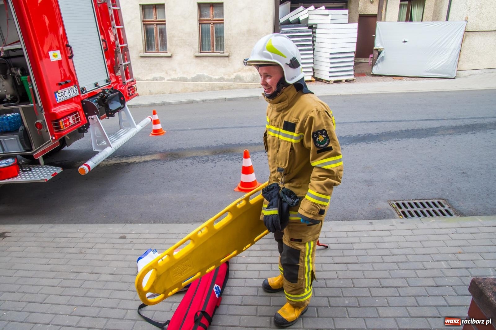 Zdjęcie w galerii na portalu naszraciborz.pl: Ćwiczenia strażackie w Krzanowicach. Świętowanie 135-lecia miejscowej OSP wiadomości z regionu