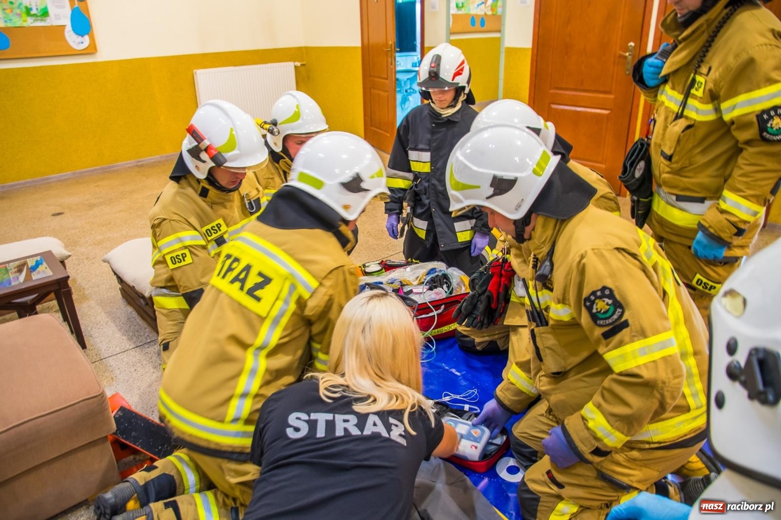 Zdjęcie w galerii na portalu naszraciborz.pl: Ćwiczenia strażackie w Krzanowicach. Świętowanie 135-lecia miejscowej OSP wiadomości z regionu