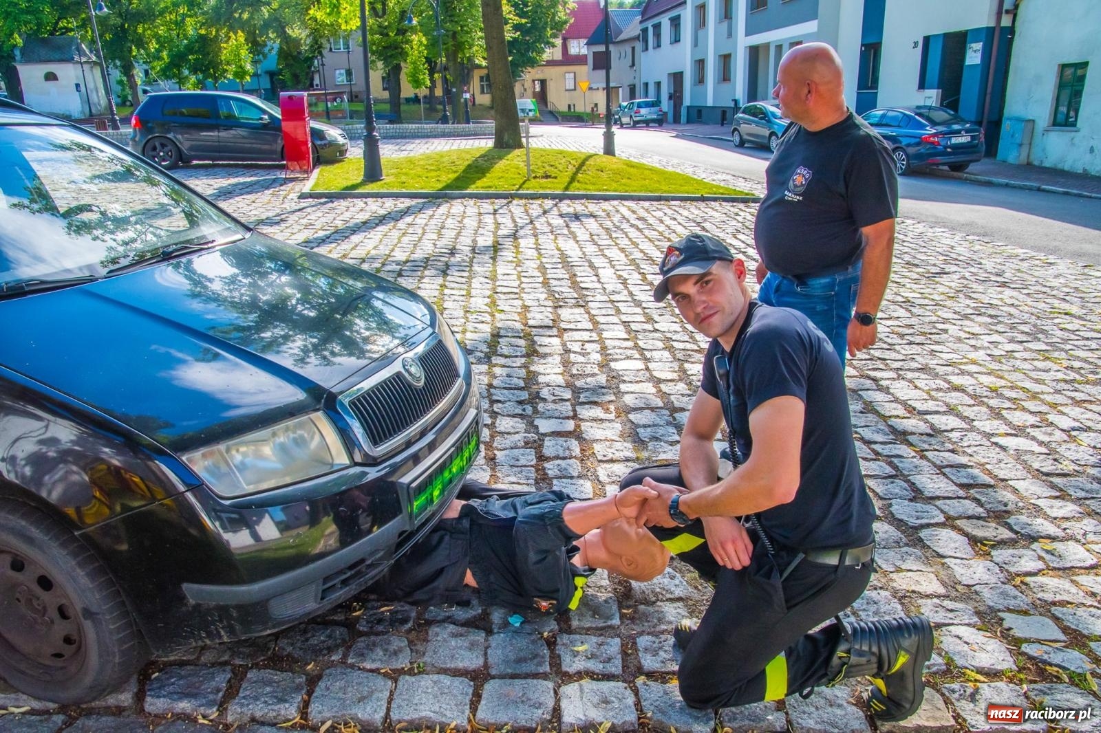 Zdjęcie w galerii na portalu naszraciborz.pl: Ćwiczenia strażackie w Krzanowicach. Świętowanie 135-lecia miejscowej OSP wiadomości z regionu