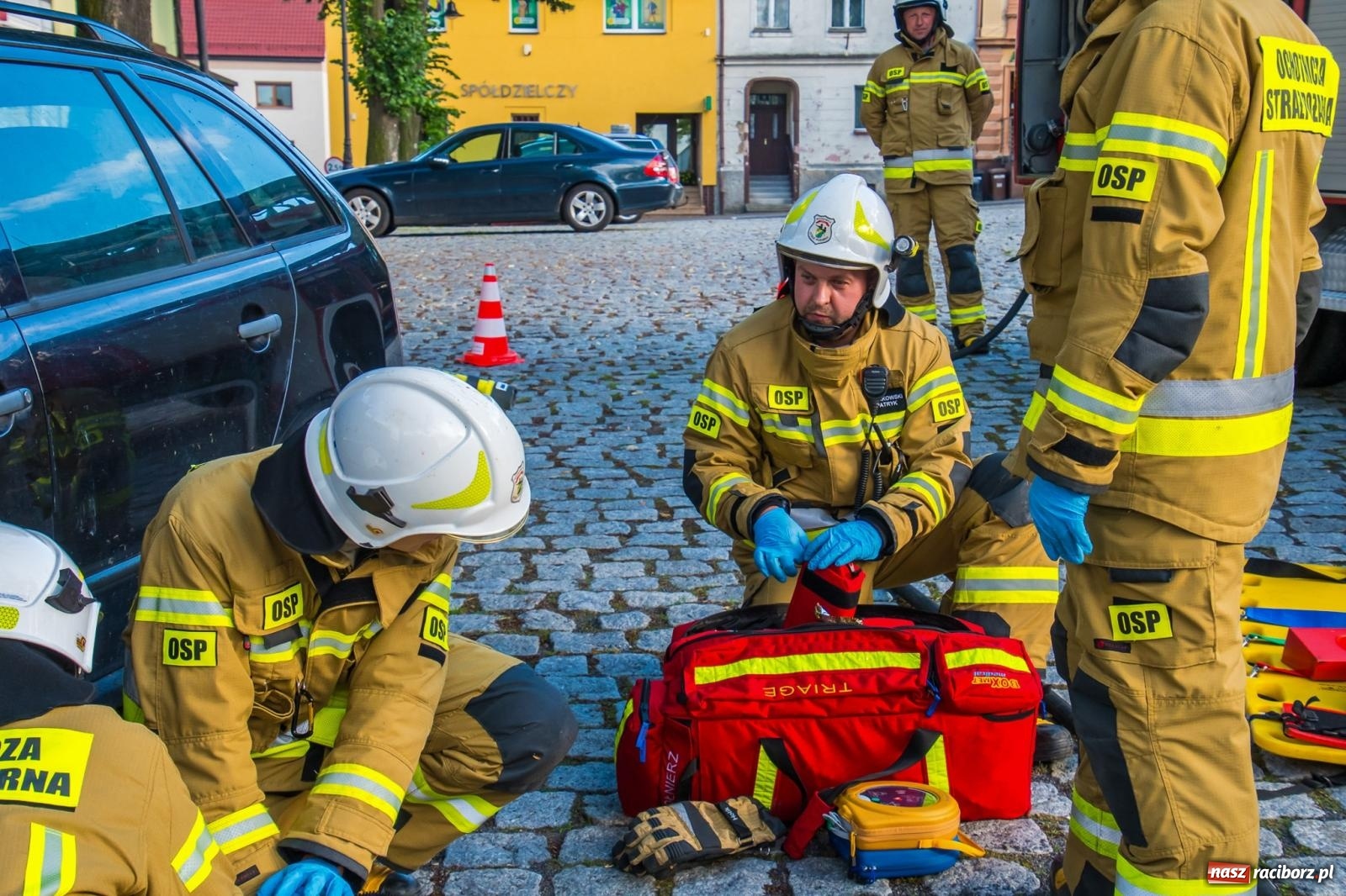 Zdjęcie w galerii na portalu naszraciborz.pl: Ćwiczenia strażackie w Krzanowicach. Świętowanie 135-lecia miejscowej OSP wiadomości z regionu