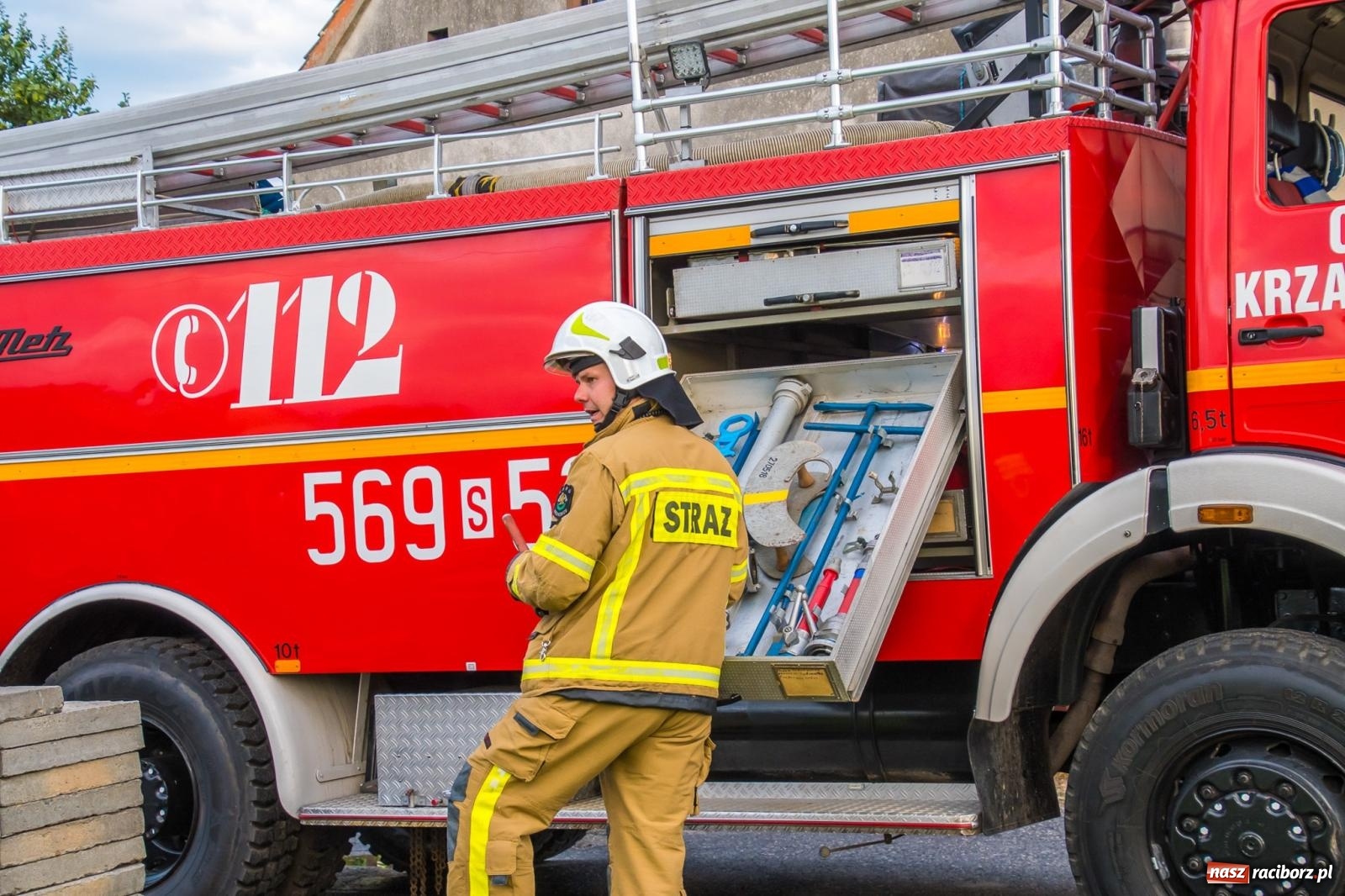 Zdjęcie w galerii na portalu naszraciborz.pl: Ćwiczenia strażackie w Krzanowicach. Świętowanie 135-lecia miejscowej OSP wiadomości z regionu