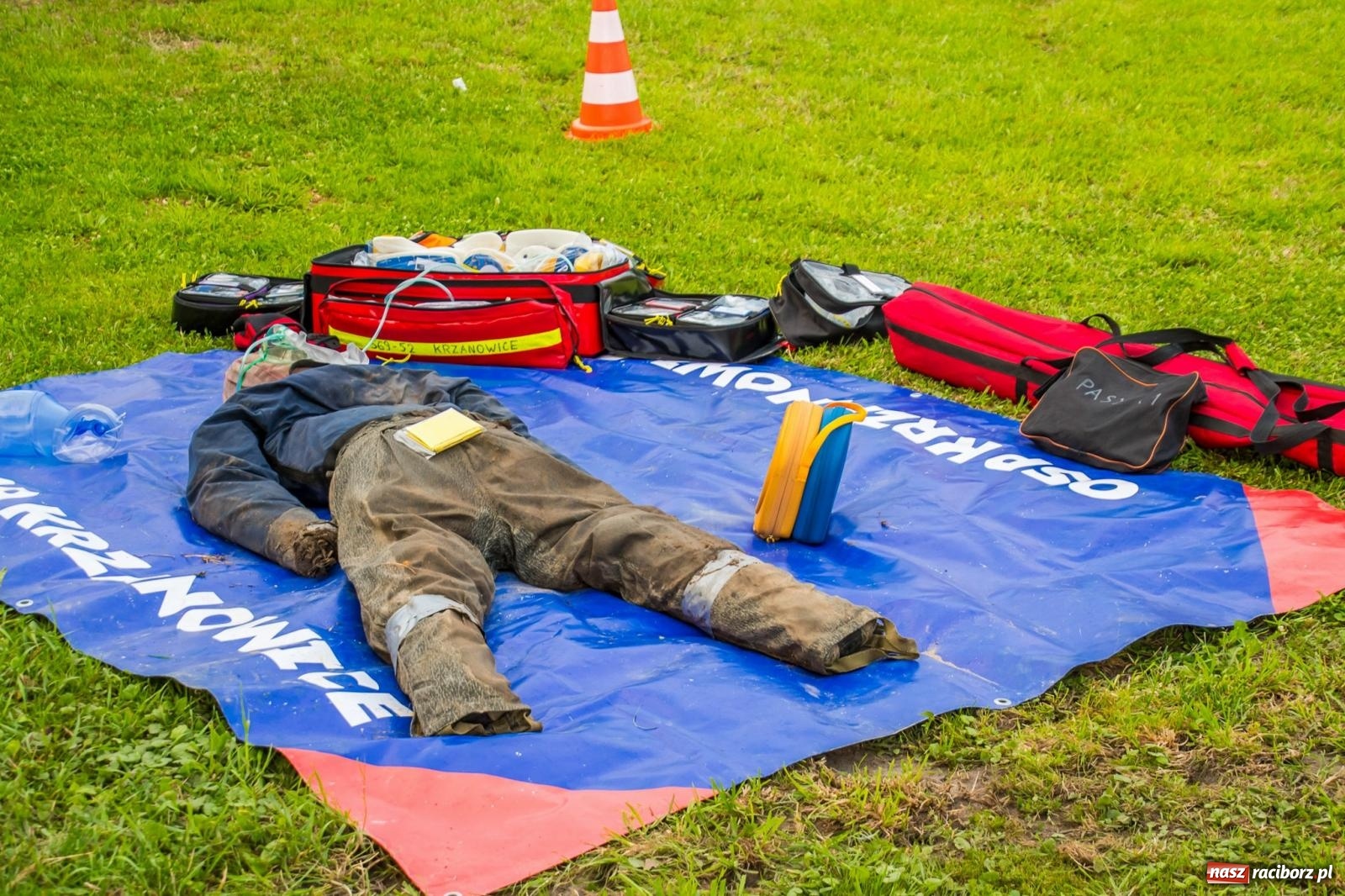 Zdjęcie w galerii na portalu naszraciborz.pl: Ćwiczenia strażackie w Krzanowicach. Świętowanie 135-lecia miejscowej OSP wiadomości z regionu