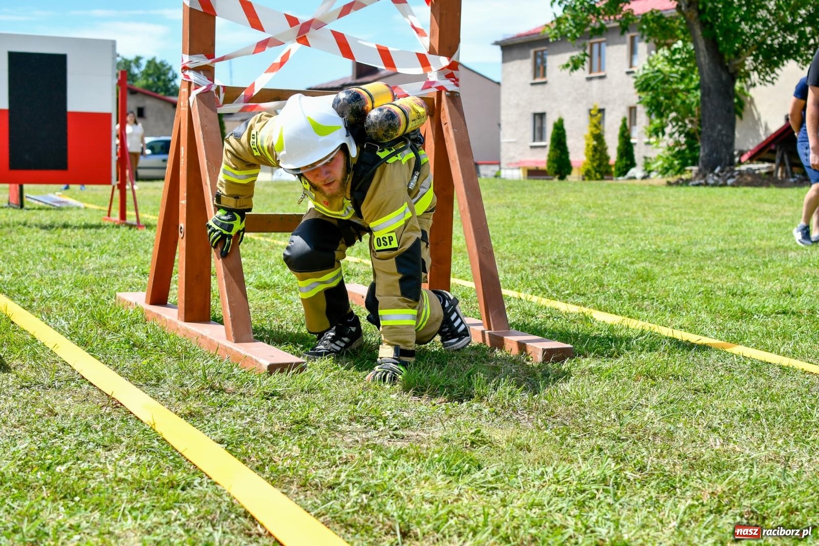 Zdjęcie w galerii na portalu naszraciborz.pl: VI Międzynarodowe Zawody Sportowo-Pożarnicze Żelazny jak strażak [FOTO i WIDEO] wiadomości z regionu