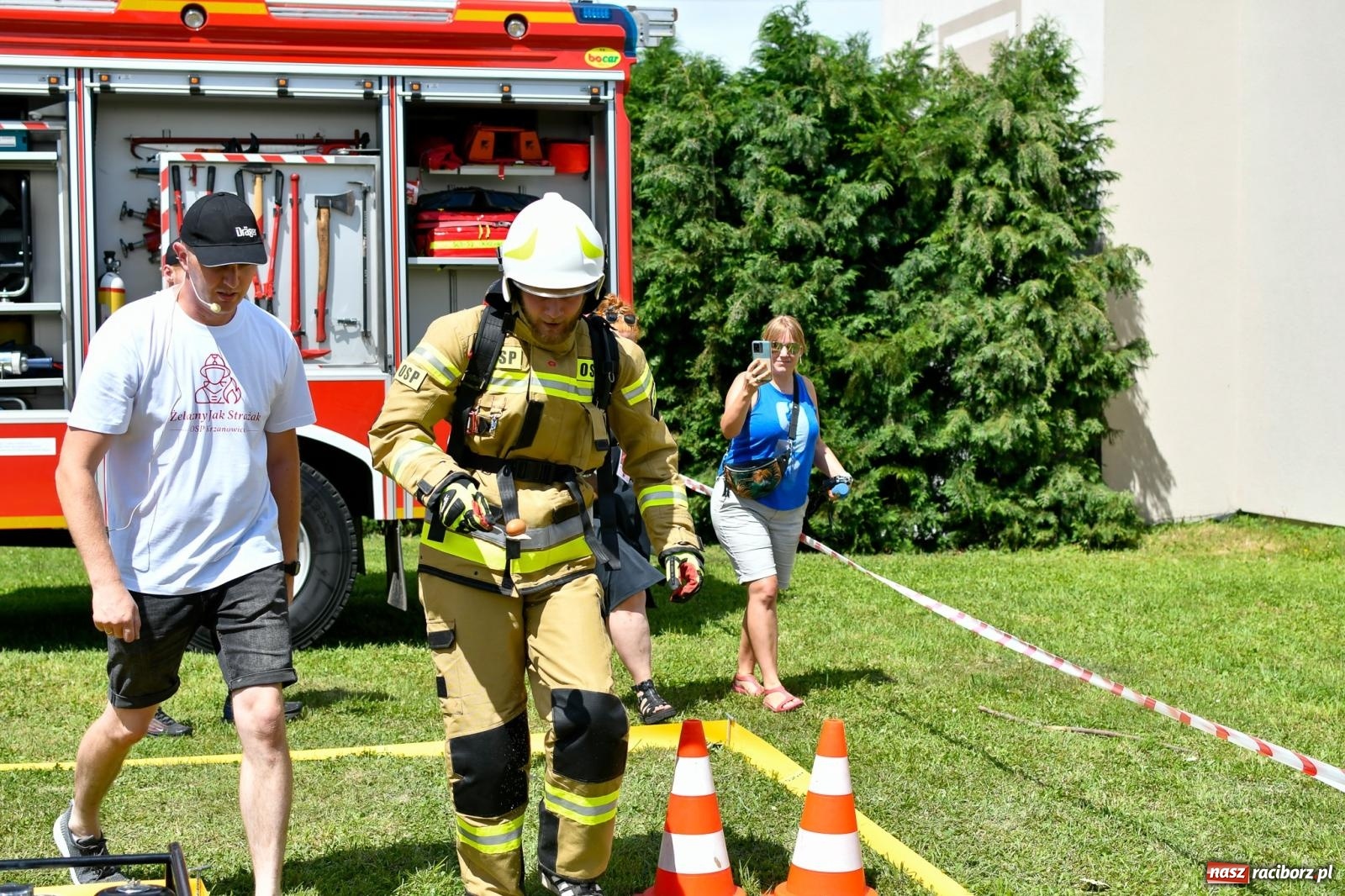 Zdjęcie w galerii na portalu naszraciborz.pl: VI Międzynarodowe Zawody Sportowo-Pożarnicze Żelazny jak strażak [FOTO i WIDEO] wiadomości z regionu