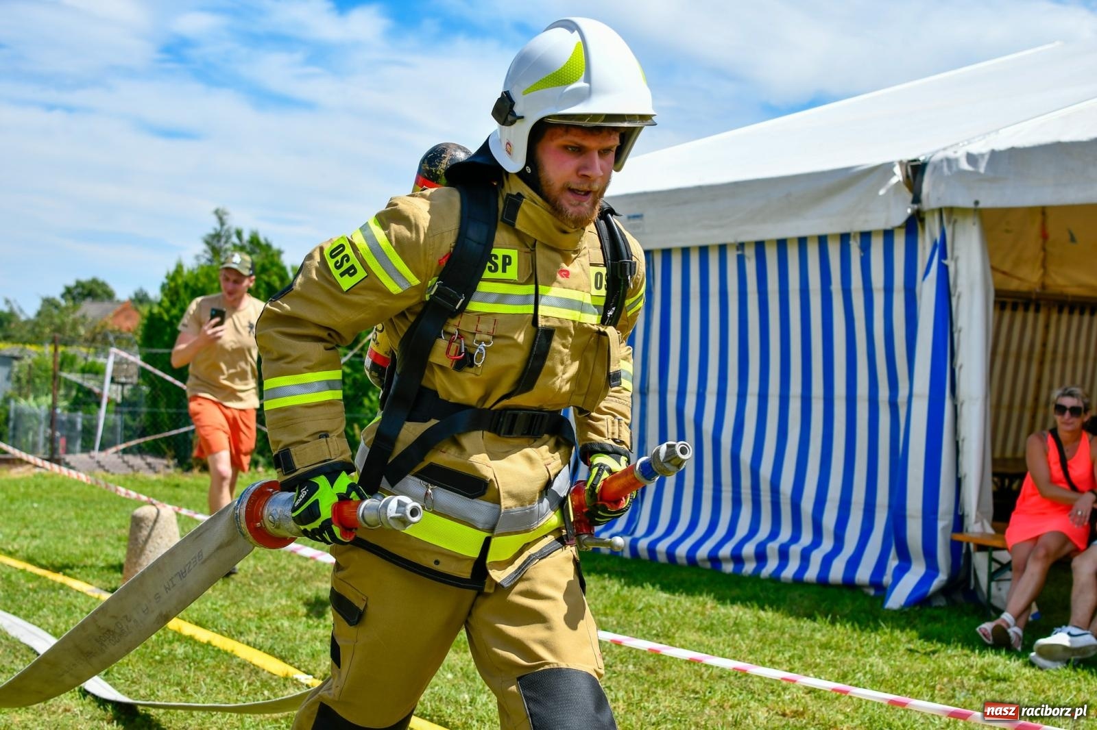 Zdjęcie w galerii na portalu naszraciborz.pl: VI Międzynarodowe Zawody Sportowo-Pożarnicze Żelazny jak strażak [FOTO i WIDEO] wiadomości z regionu