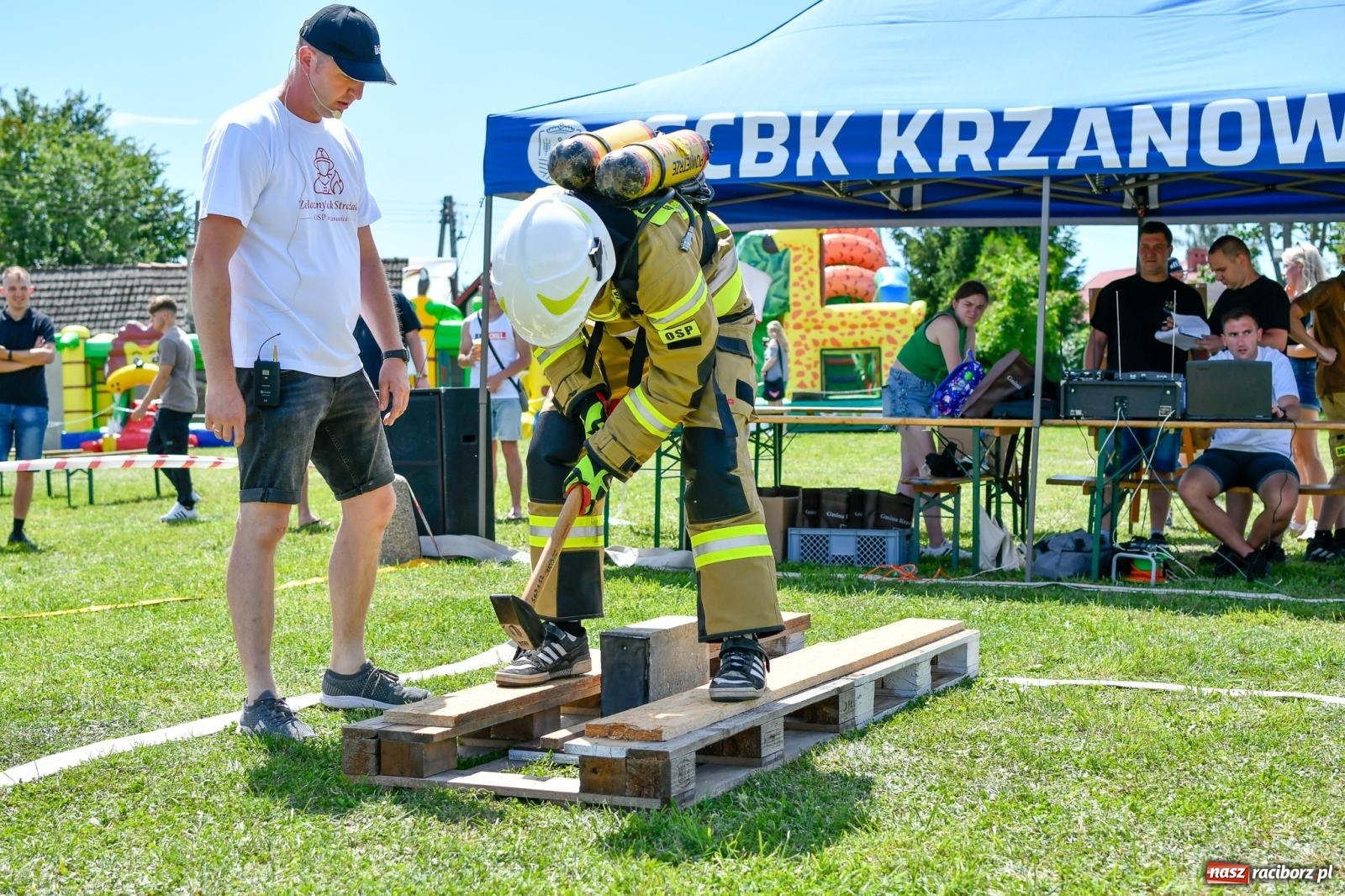 Zdjęcie w galerii na portalu naszraciborz.pl: VI Międzynarodowe Zawody Sportowo-Pożarnicze Żelazny jak strażak [FOTO i WIDEO] wiadomości z regionu