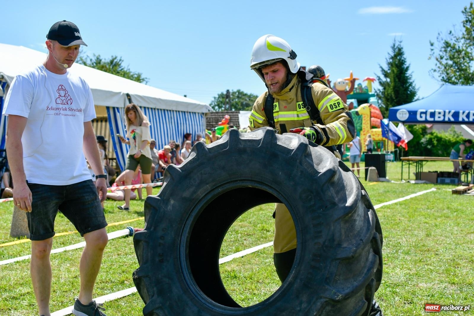 Zdjęcie w galerii na portalu naszraciborz.pl: VI Międzynarodowe Zawody Sportowo-Pożarnicze Żelazny jak strażak [FOTO i WIDEO] wiadomości z regionu