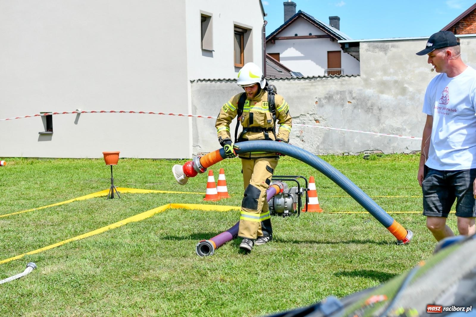 Zdjęcie w galerii na portalu naszraciborz.pl: VI Międzynarodowe Zawody Sportowo-Pożarnicze Żelazny jak strażak [FOTO i WIDEO] wiadomości z regionu