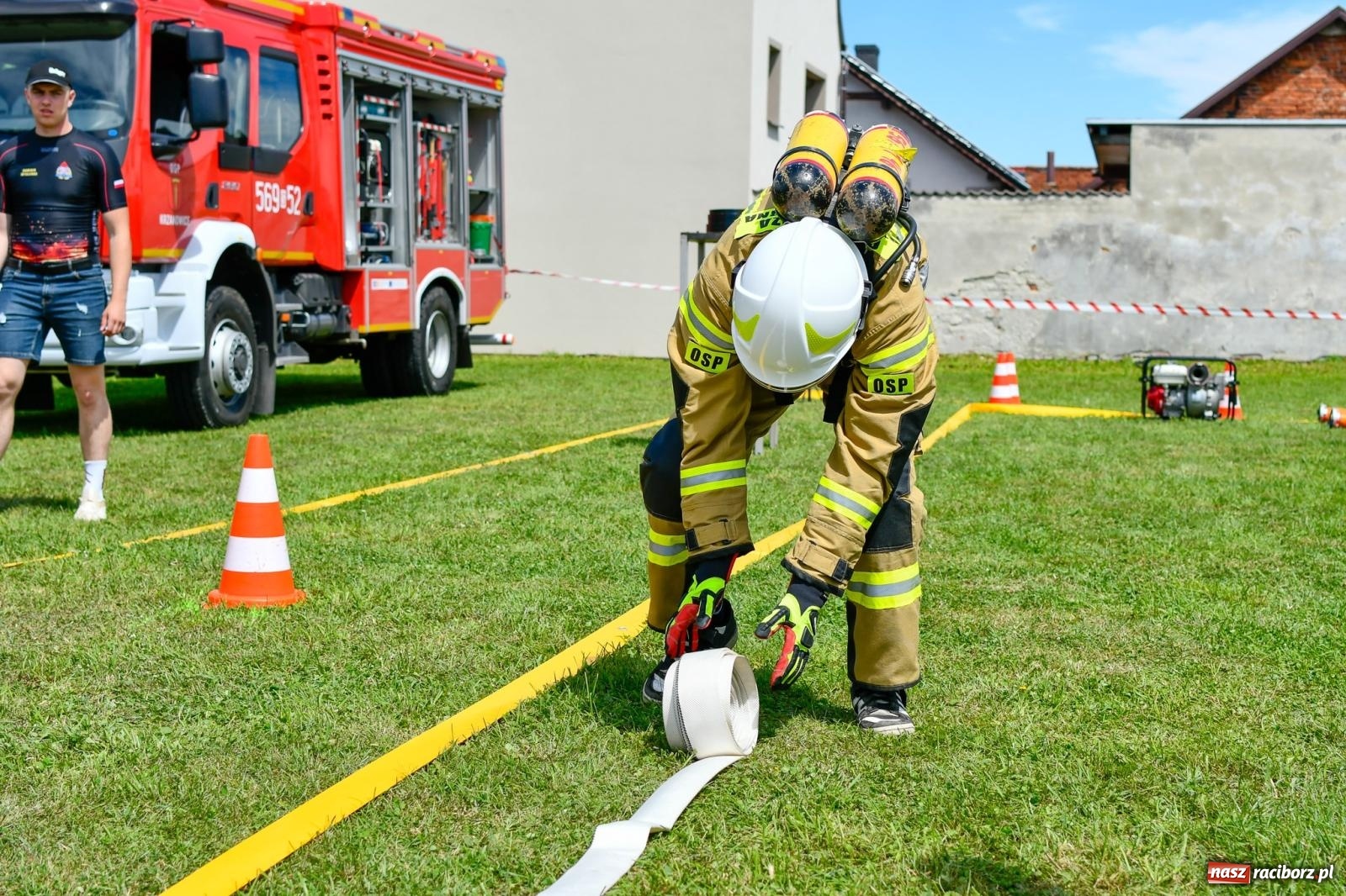 Zdjęcie w galerii na portalu naszraciborz.pl: VI Międzynarodowe Zawody Sportowo-Pożarnicze Żelazny jak strażak [FOTO i WIDEO] wiadomości z regionu