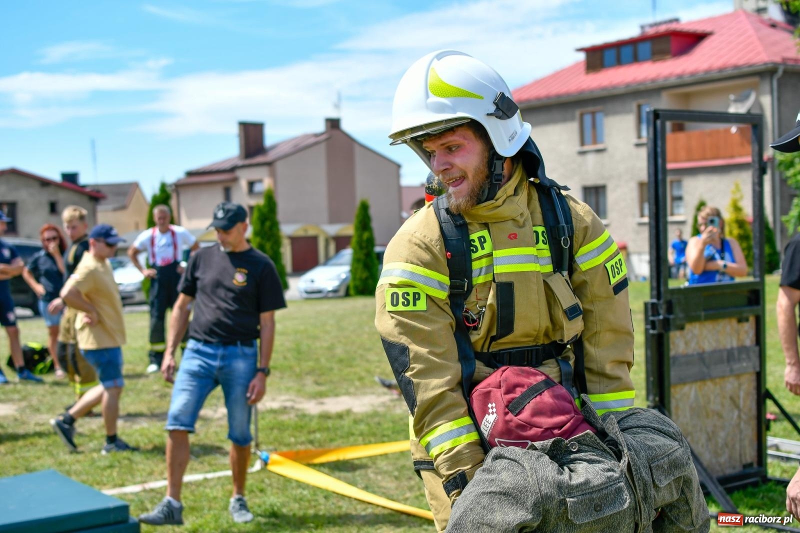Zdjęcie w galerii na portalu naszraciborz.pl: VI Międzynarodowe Zawody Sportowo-Pożarnicze Żelazny jak strażak [FOTO i WIDEO] wiadomości z regionu