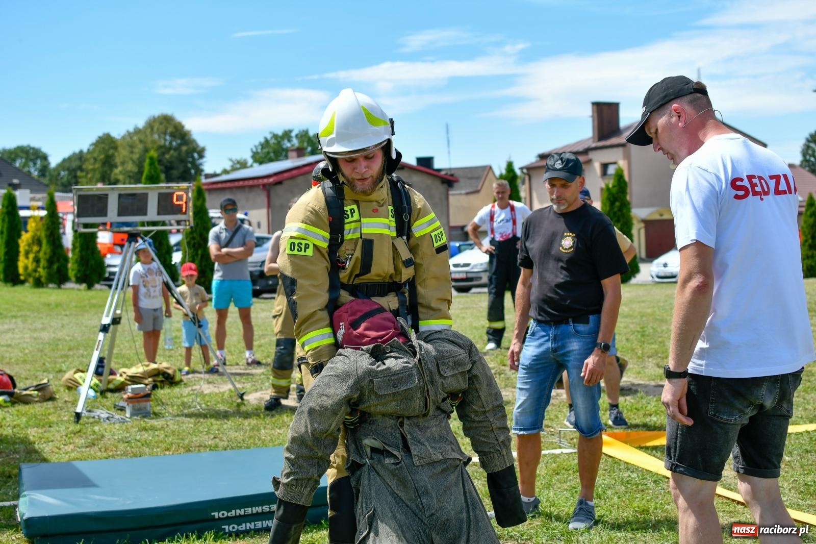 Zdjęcie w galerii na portalu naszraciborz.pl: VI Międzynarodowe Zawody Sportowo-Pożarnicze Żelazny jak strażak [FOTO i WIDEO] wiadomości z regionu