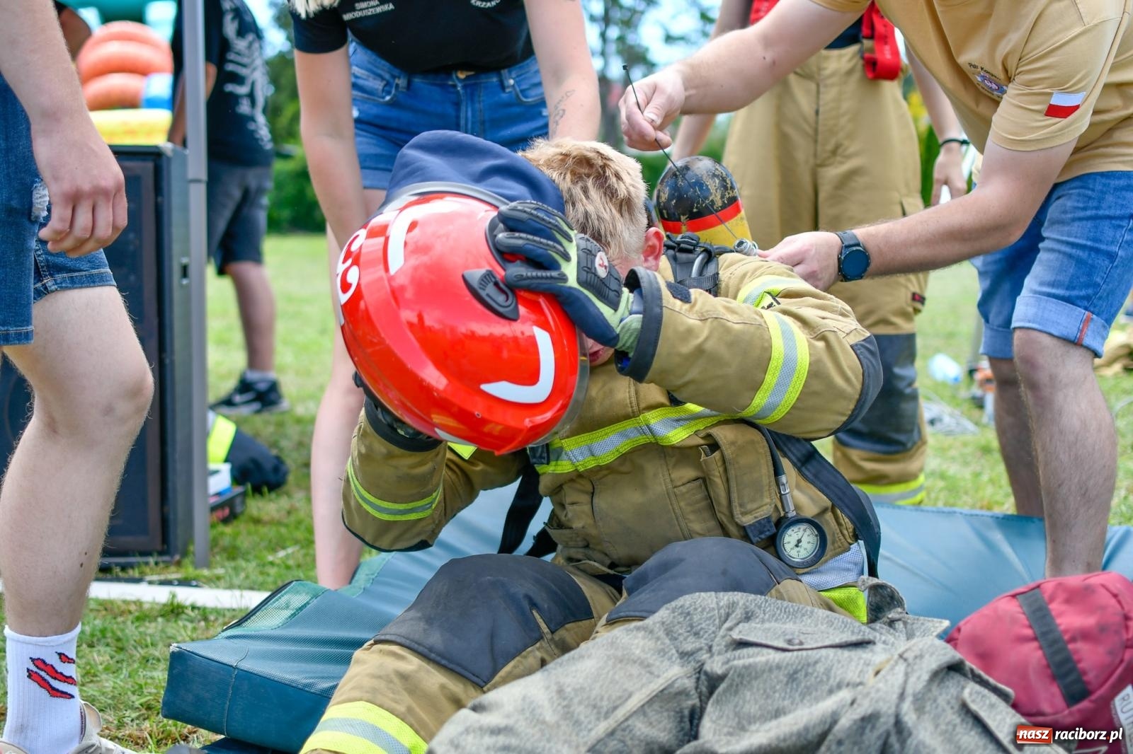 Zdjęcie w galerii na portalu naszraciborz.pl: VI Międzynarodowe Zawody Sportowo-Pożarnicze Żelazny jak strażak [FOTO i WIDEO] wiadomości z regionu