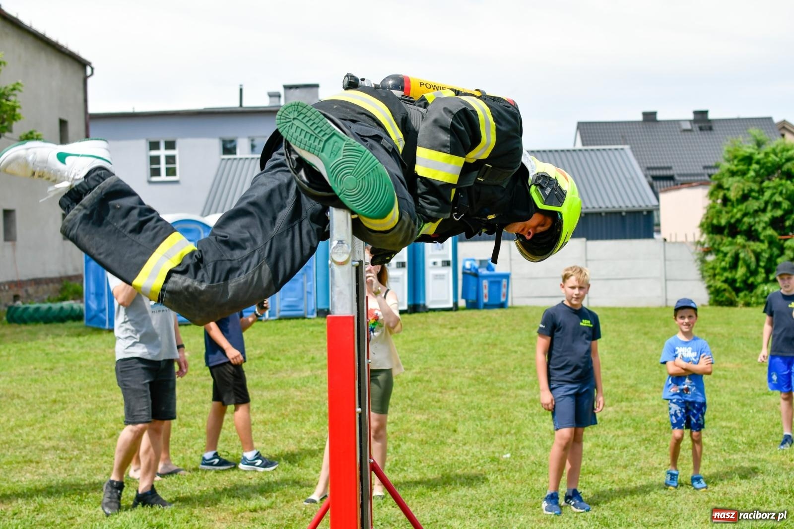 Zdjęcie w galerii na portalu naszraciborz.pl: VI Międzynarodowe Zawody Sportowo-Pożarnicze Żelazny jak strażak [FOTO i WIDEO] wiadomości z regionu