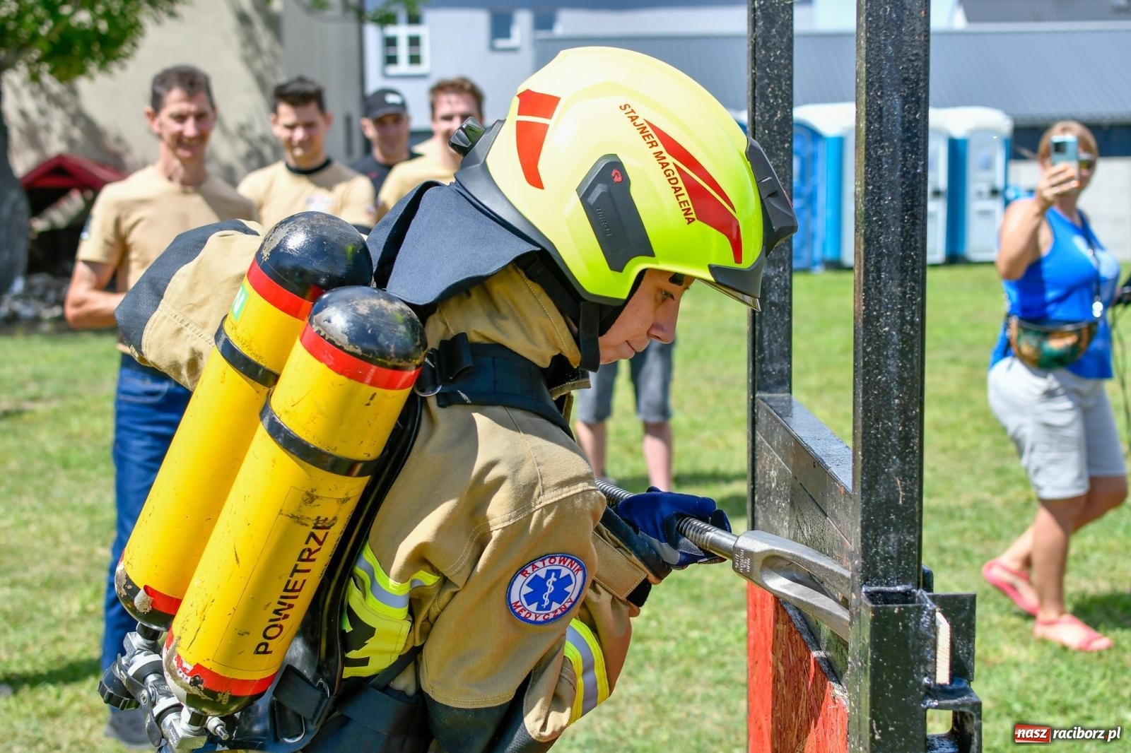 Zdjęcie w galerii na portalu naszraciborz.pl: VI Międzynarodowe Zawody Sportowo-Pożarnicze Żelazny jak strażak [FOTO i WIDEO] wiadomości z regionu