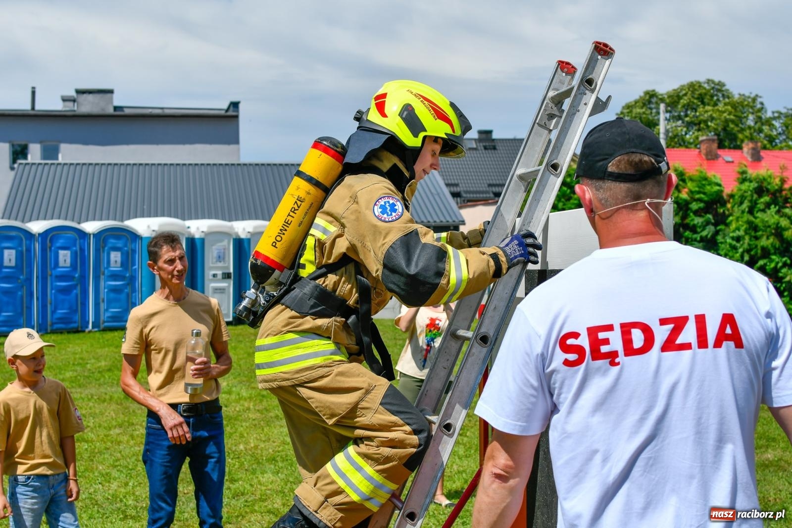 Zdjęcie w galerii na portalu naszraciborz.pl: VI Międzynarodowe Zawody Sportowo-Pożarnicze Żelazny jak strażak [FOTO i WIDEO] wiadomości z regionu