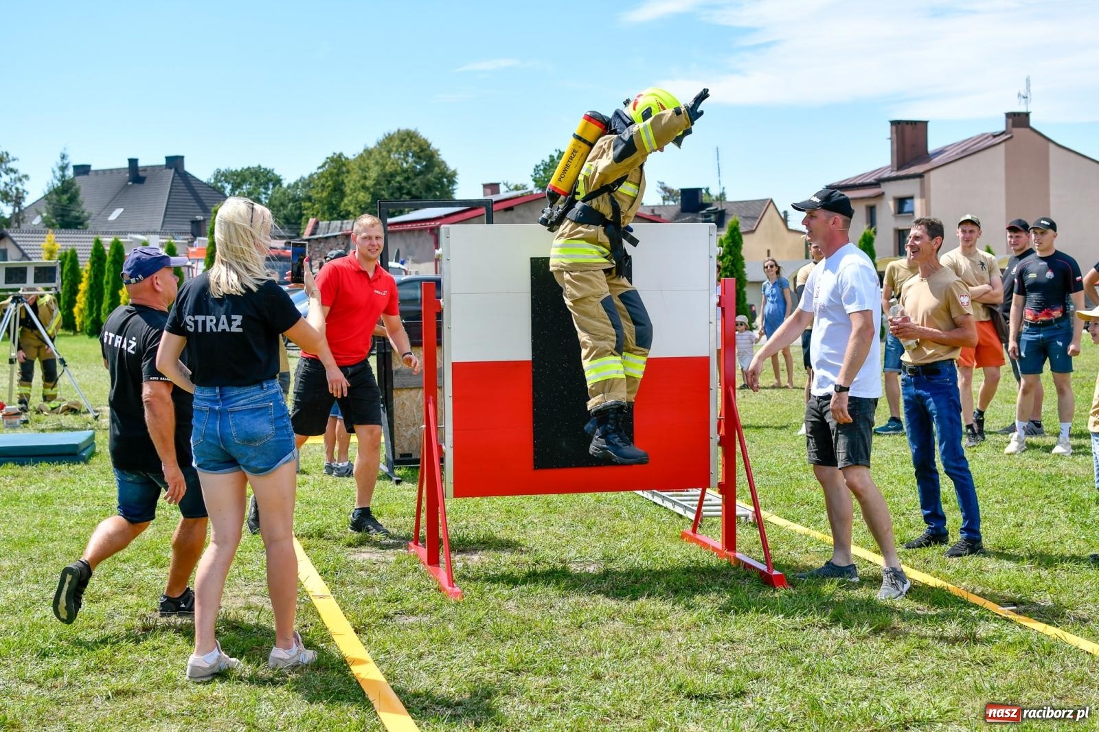 Zdjęcie w galerii na portalu naszraciborz.pl: VI Międzynarodowe Zawody Sportowo-Pożarnicze Żelazny jak strażak [FOTO i WIDEO] wiadomości z regionu
