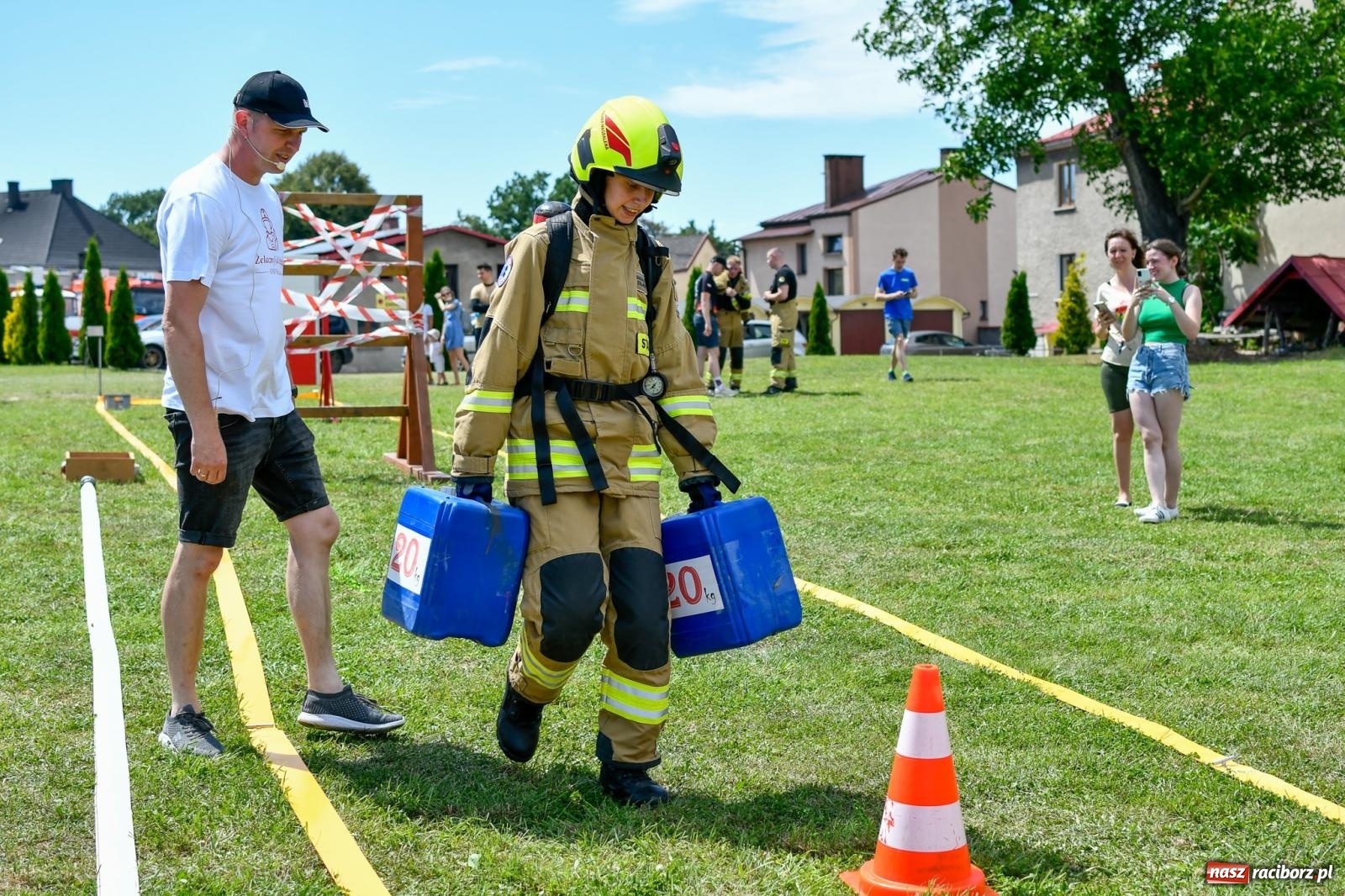 Zdjęcie w galerii na portalu naszraciborz.pl: VI Międzynarodowe Zawody Sportowo-Pożarnicze Żelazny jak strażak [FOTO i WIDEO] wiadomości z regionu