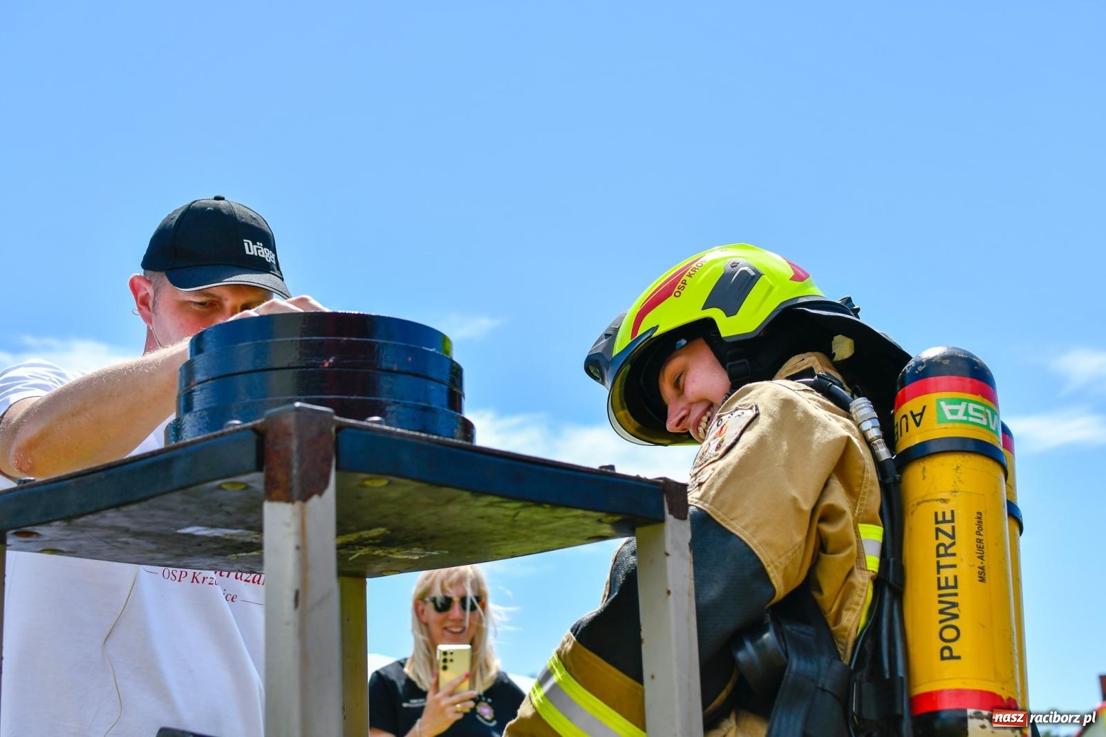 Zdjęcie w galerii na portalu naszraciborz.pl: VI Międzynarodowe Zawody Sportowo-Pożarnicze Żelazny jak strażak [FOTO i WIDEO] wiadomości z regionu