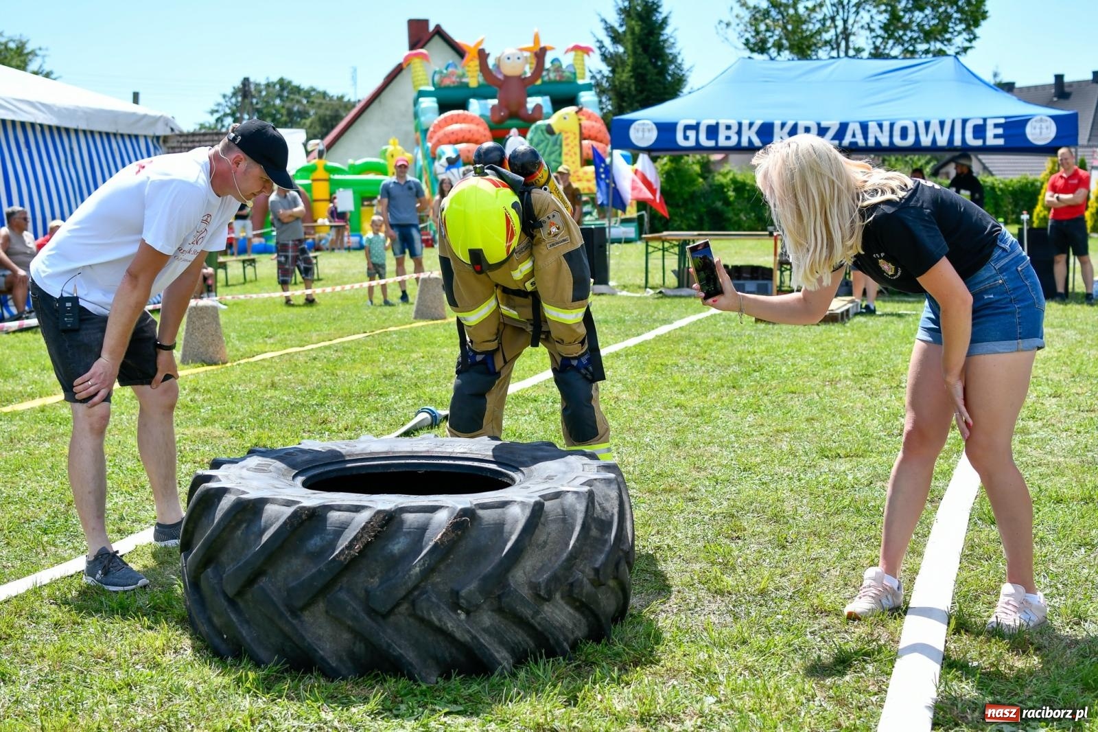 Zdjęcie w galerii na portalu naszraciborz.pl: VI Międzynarodowe Zawody Sportowo-Pożarnicze Żelazny jak strażak [FOTO i WIDEO] wiadomości z regionu