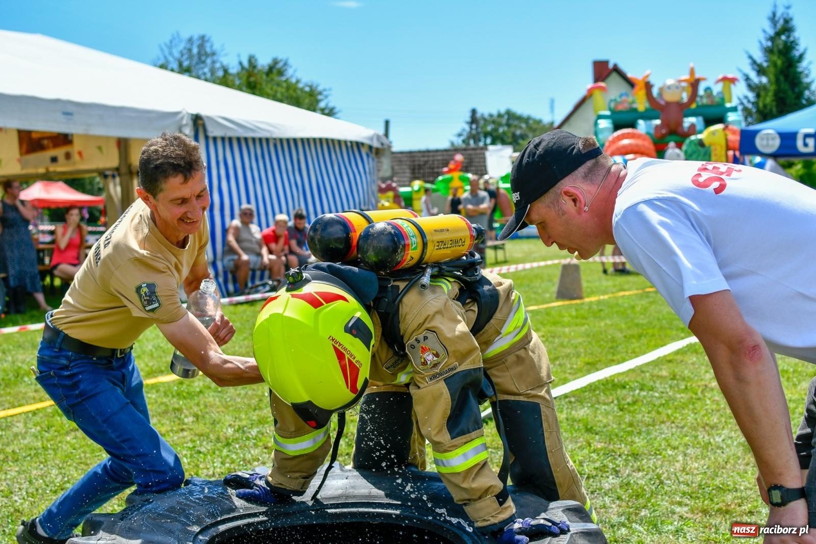 Zdjęcie w galerii na portalu naszraciborz.pl: VI Międzynarodowe Zawody Sportowo-Pożarnicze Żelazny jak strażak [FOTO i WIDEO] wiadomości z regionu