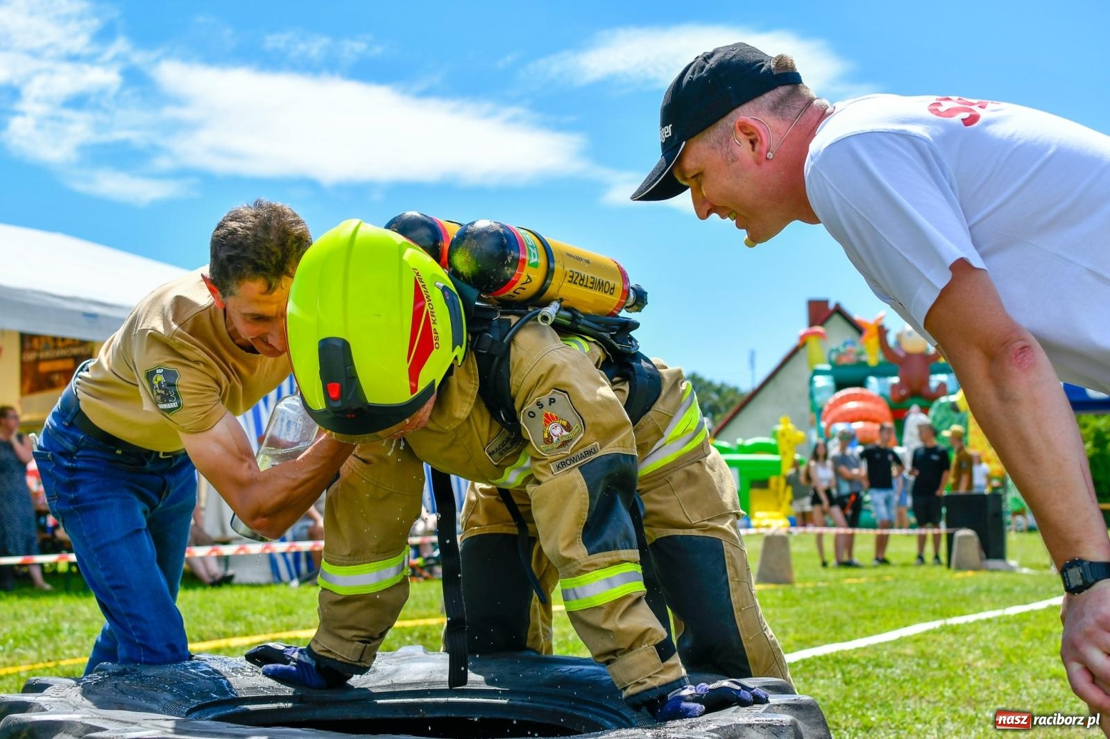 Zdjęcie w galerii na portalu naszraciborz.pl: VI Międzynarodowe Zawody Sportowo-Pożarnicze Żelazny jak strażak [FOTO i WIDEO] wiadomości z regionu
