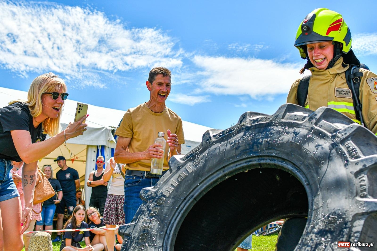 Zdjęcie w galerii na portalu naszraciborz.pl: VI Międzynarodowe Zawody Sportowo-Pożarnicze Żelazny jak strażak [FOTO i WIDEO] wiadomości z regionu