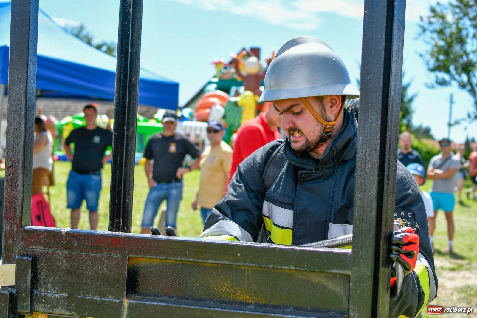 Zdjęcie w galerii na portalu naszraciborz.pl: VI Międzynarodowe Zawody Sportowo-Pożarnicze Żelazny jak strażak [FOTO i WIDEO] wiadomości z regionu