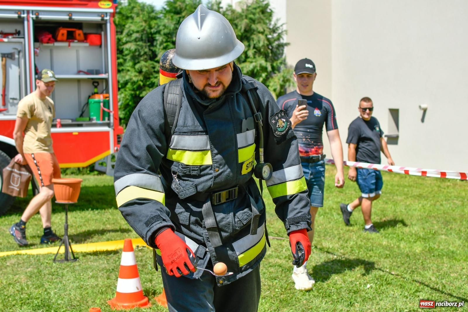 Zdjęcie w galerii na portalu naszraciborz.pl: VI Międzynarodowe Zawody Sportowo-Pożarnicze Żelazny jak strażak [FOTO i WIDEO] wiadomości z regionu